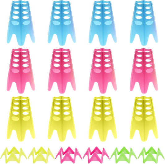 Golf Simulator Tees, Plastic Indoor Golf Mat Tees Practice Turf and Driving Range Winter Golf Tees (18 Pcs)