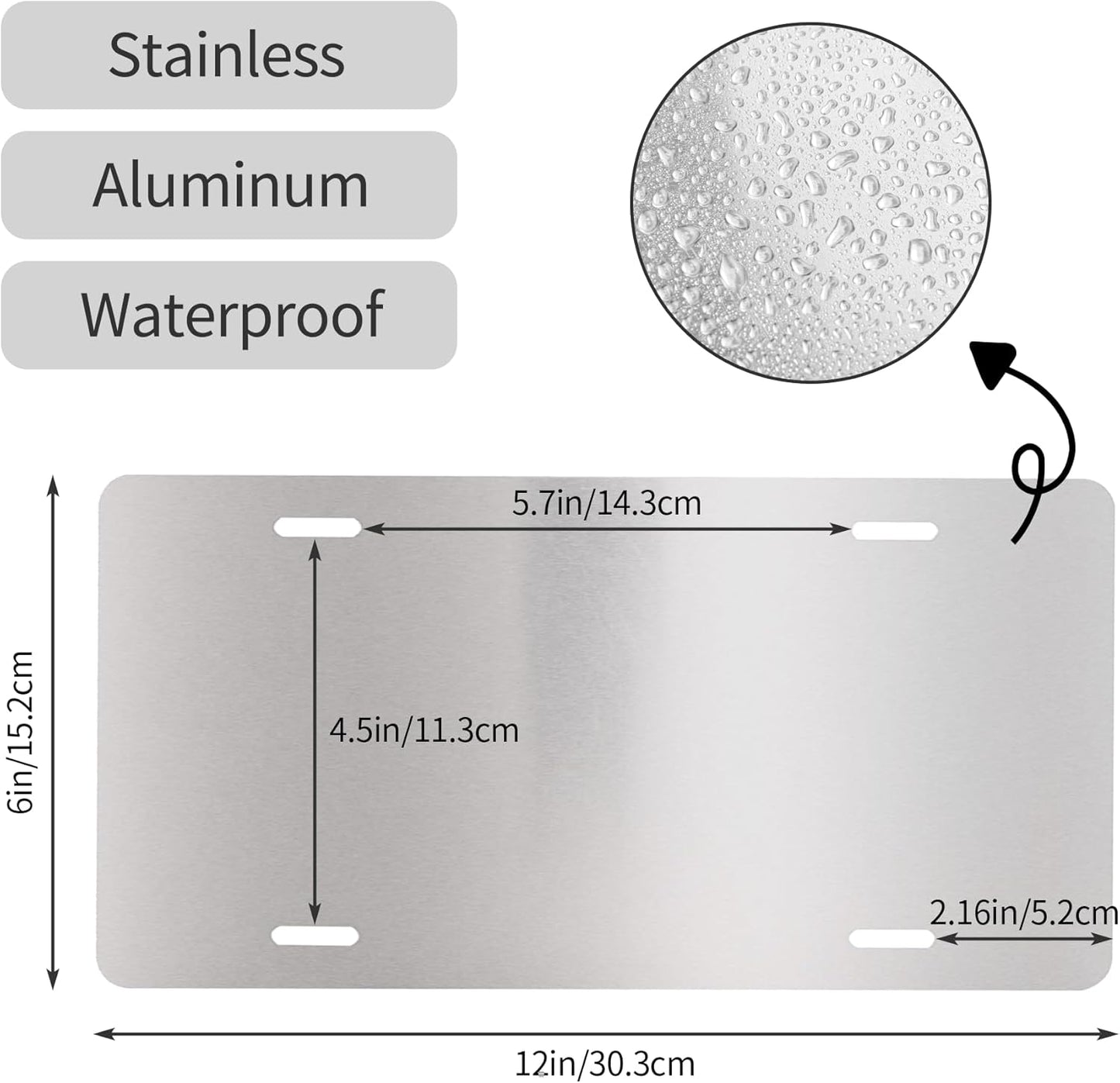 Funny Squirrel Fall License Plate Funny Aluminum Front License Plates Decorative Waterproof Rust-Free Metal Car Plate Covers for Women Men Car Tag Accessories fit Truck SUV Rv 12 X 6 Inch
