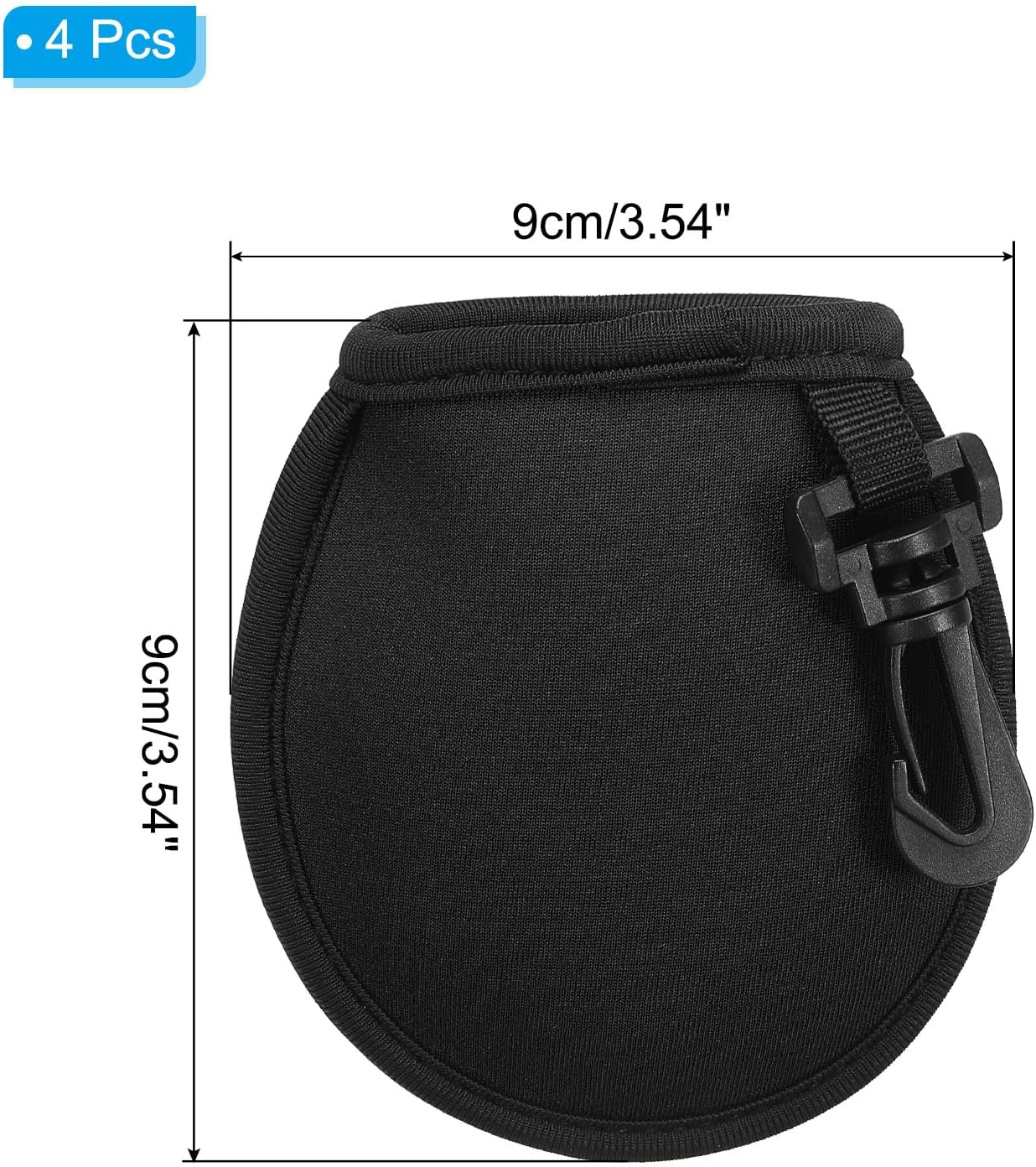 PATIKIL Golf Ball Washer Pouch, Portable Golf Balls Cleaner Pocket Bag with Hanging Clip for Men Golf