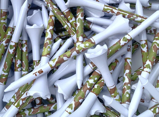 TRUESTRIKE Premium USA Golf Tees – 3¼" or 2¾" Durable Plastic Performance Tees (100 Pack) – Made in USA – Bulk Value Pack