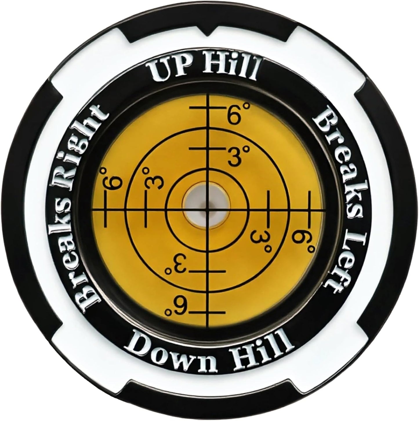 GreenNav Pro-High Precision Golf Green Reader & Golf Ball Marker with Horizontal Bubble Level, Essential Slope & Putt Line Reading Aid, Golf Accessories for Men Women