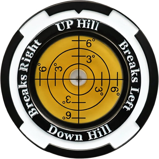 GreenNav Pro-High Precision Golf Green Reader & Golf Ball Marker with Horizontal Bubble Level, Essential Slope & Putt Line Reading Aid, Golf Accessories for Men Women