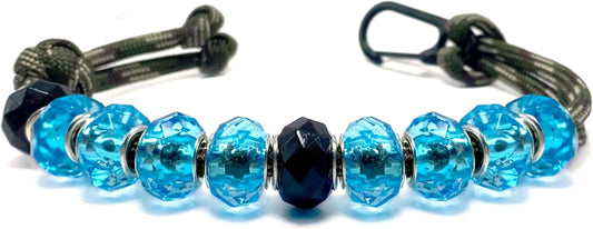 LAMIBEE Golf Beads Count Stroke Score Counter, Durable 550 lbs Paracord String with 10 Beads, Easy Scorekeeping, Hand-Braided with Clip