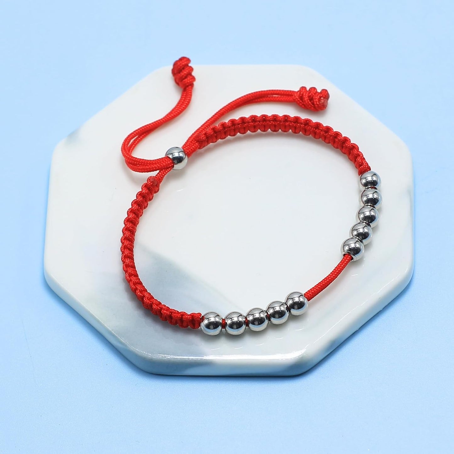 LAMIBEE Golf Stainless Steel 10 Beads Score Counter Bracelet, Golf Stroke Count Bracelet, Resizable and Easy to Adjust Golf Round Scoring Tracker, Durable and Stylish Golf Accessory