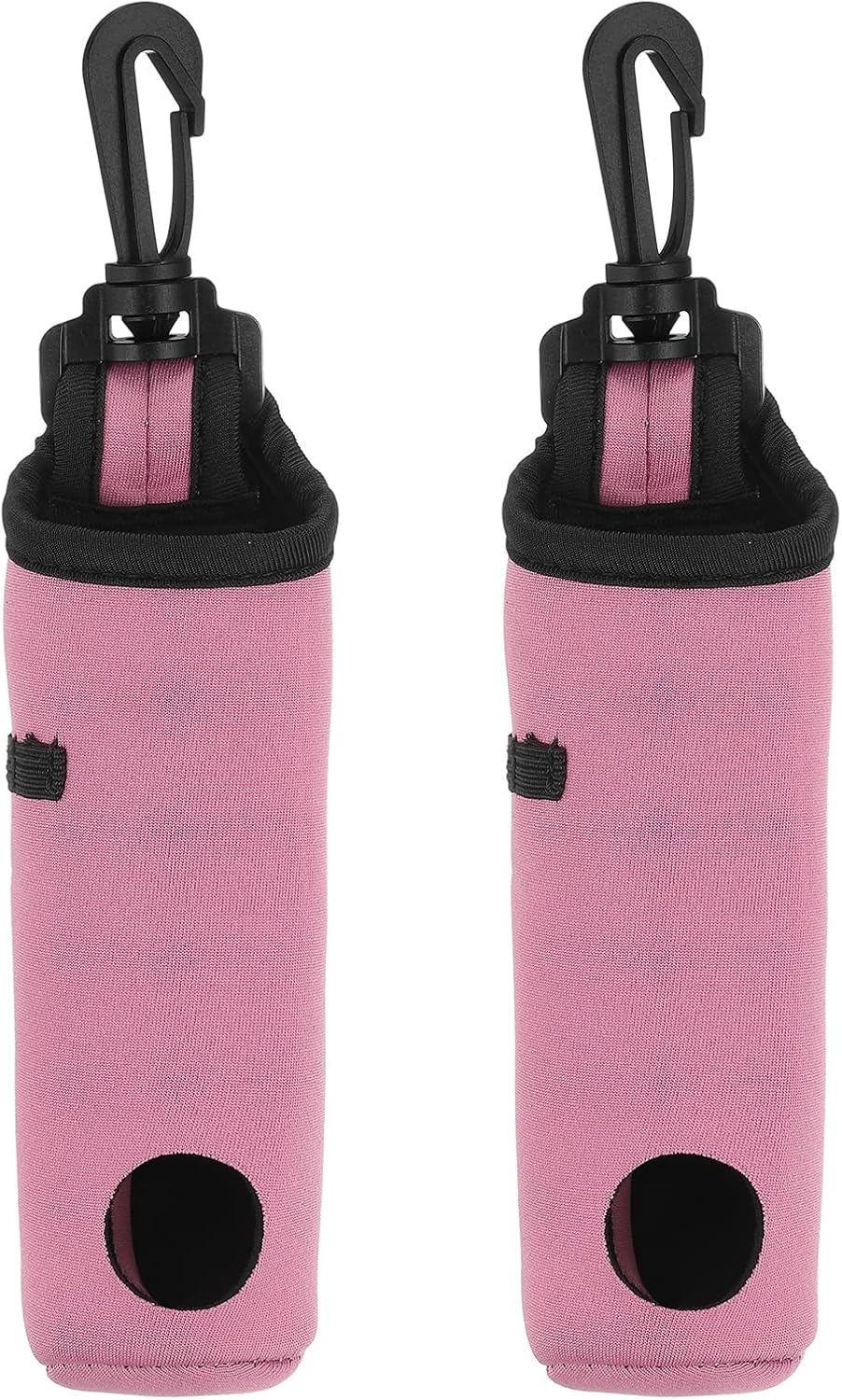 uxcell Golf Ball Carry Bag, Waist-Mounted Storage Bag Neoprene Golf Tee Holder Pouch with Lightweight Hook for Men and Women