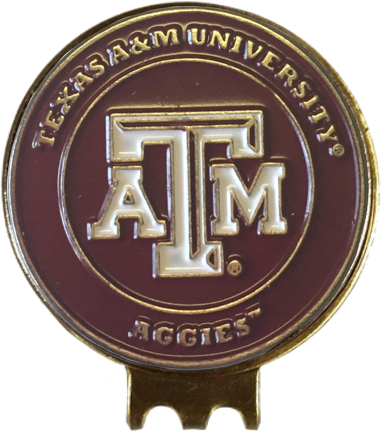 Magnetic Golf Hat Clip with 2 Double-Sided Golf Ball Markers – Easily Attaches to Golf Cap – Made of Stainless Steel & Ideal for Avid Golfers