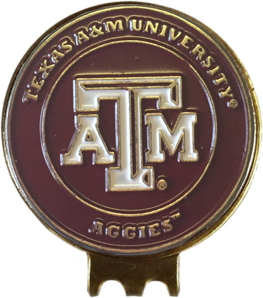 Magnetic Golf Hat Clip with 2 Double-Sided Golf Ball Markers – Easily Attaches to Golf Cap – Made of Stainless Steel & Ideal for Avid Golfers