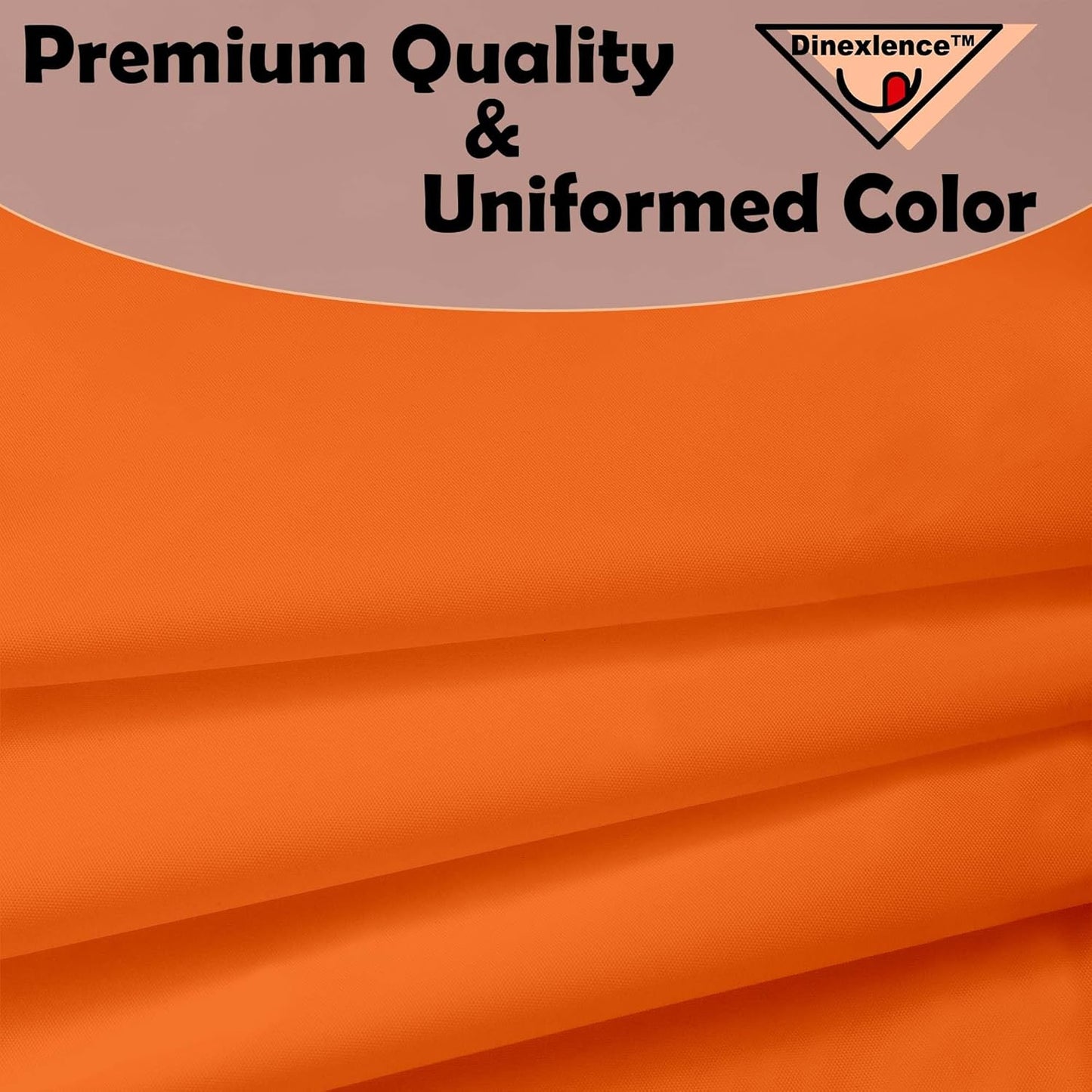 2 Pack Orange Premium Plastic Tablecloth Round 84 Inches Reusable Burnt Pumpkin Orange Decorative Table Cover for Dining, Wedding, Party, Indoor and Outdoor use