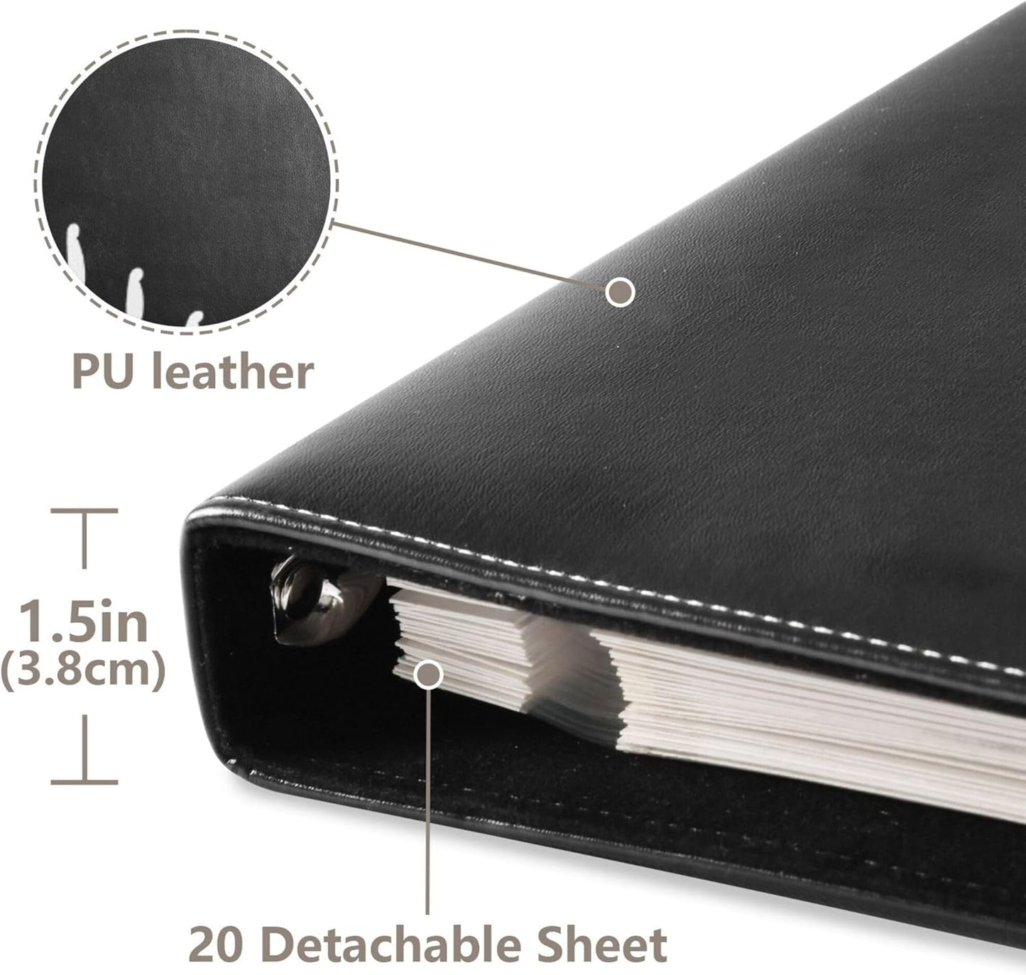 Fisyme Ball Lace Baseball Photo Album Self Adhesive DIY Scrapbook Album for 2x3 4x6 5x7 6x8 Pictures 20 Pages Memory Book for Family Wedding