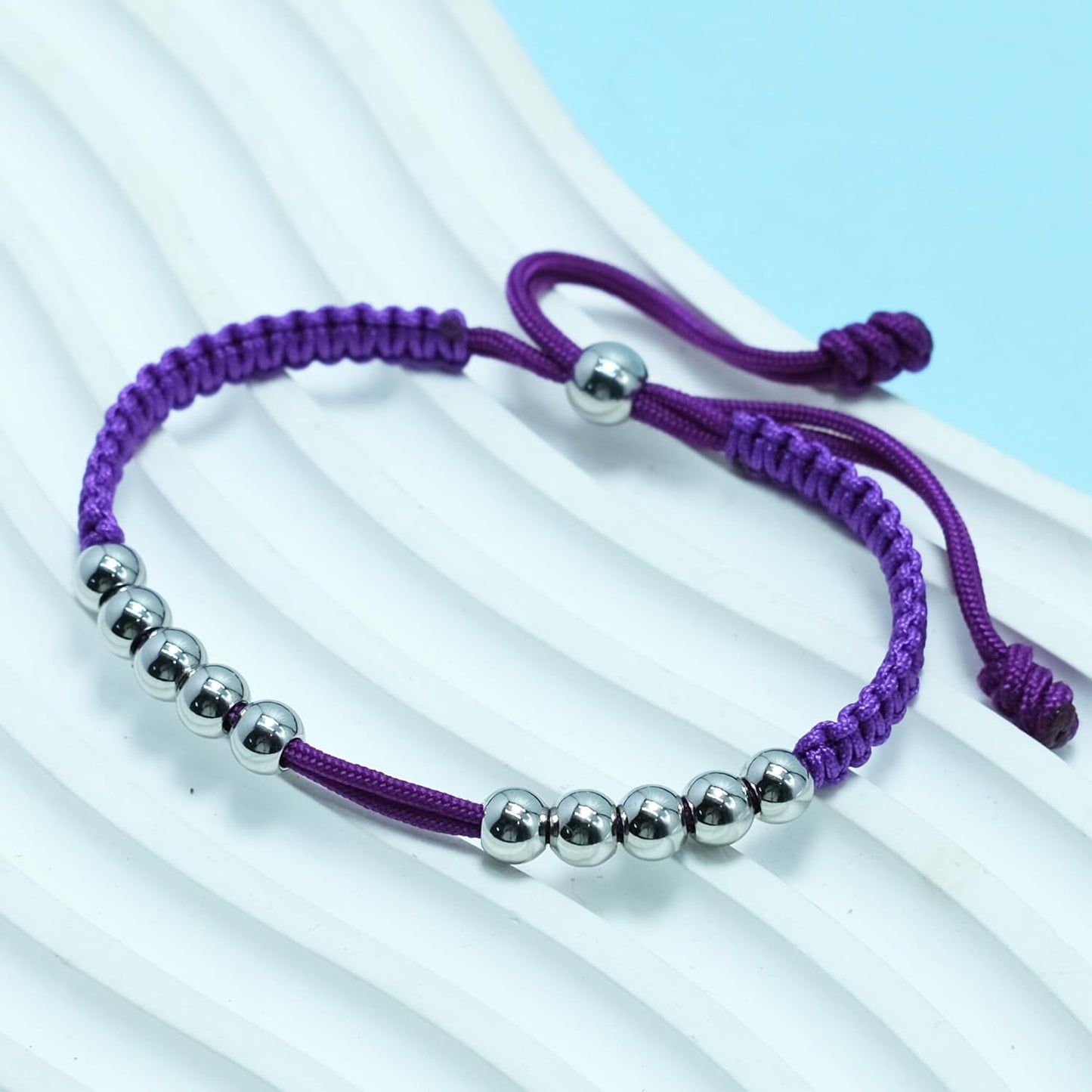 LAMIBEE Golf Stainless Steel 10 Beads Score Counter Bracelet, Golf Stroke Count Bracelet, Resizable and Easy to Adjust Golf Round Scoring Tracker, Durable and Stylish Golf Accessory