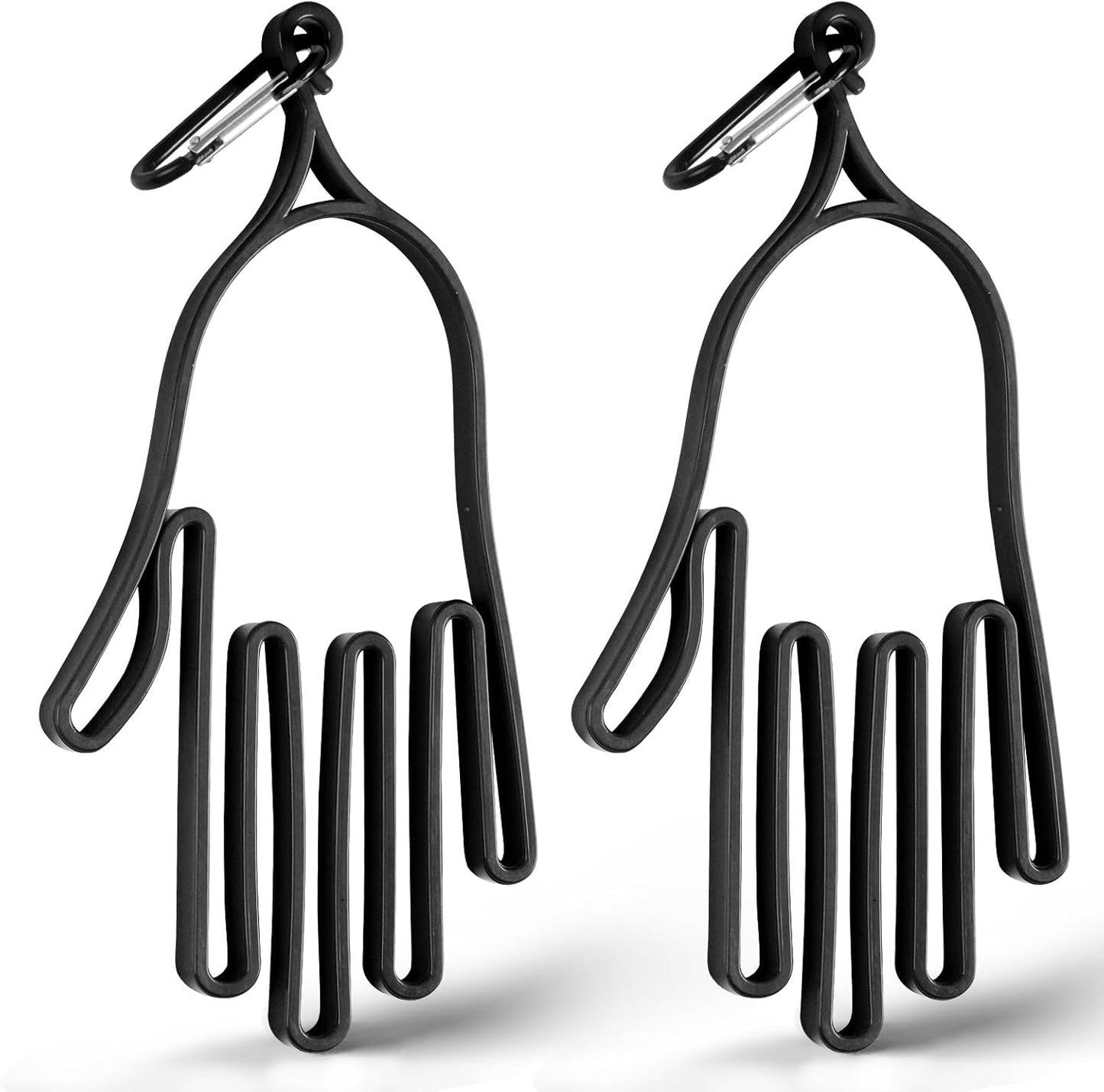 FINGER TEN Golf Gloves Stretcher Holder Hanger Keeper Dryer Shaper Tool Accessories Durable Glove Support Frame Guardian Hook to Bag Gifts for Men Women Golfer