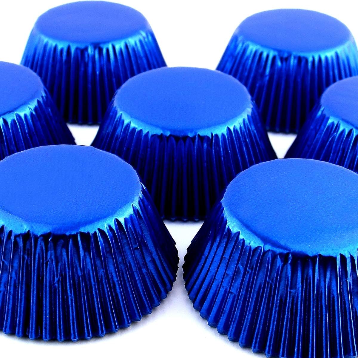 Eoonfirst Navy Blue Foil Cupcake Case Liners Baking Muffin Paper Cups 200 Pcs