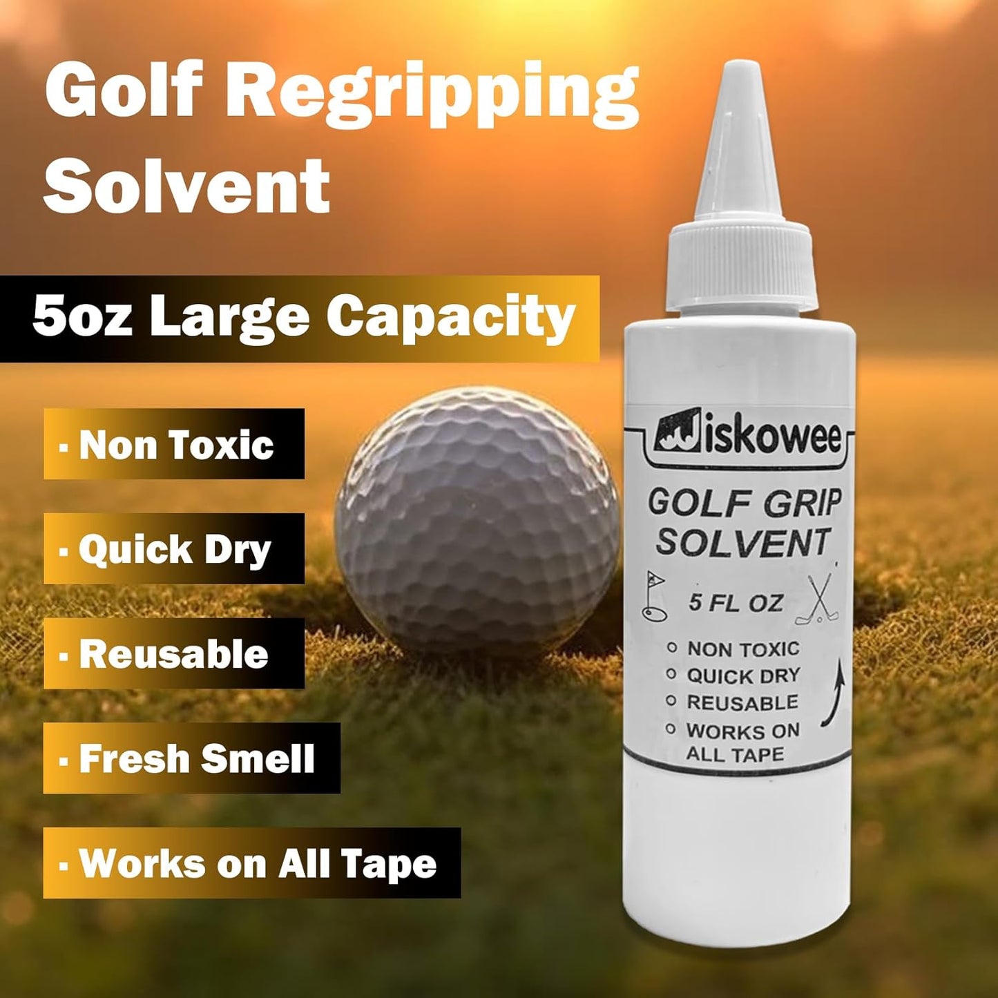 Golf Club Grip Vise Clamp Kit, 360° Swivel Portable Table Vise, Golf Club Calibration Tool, Club Grip Replacement Tool, Suitable for Golf Club Grips (with Solvent)