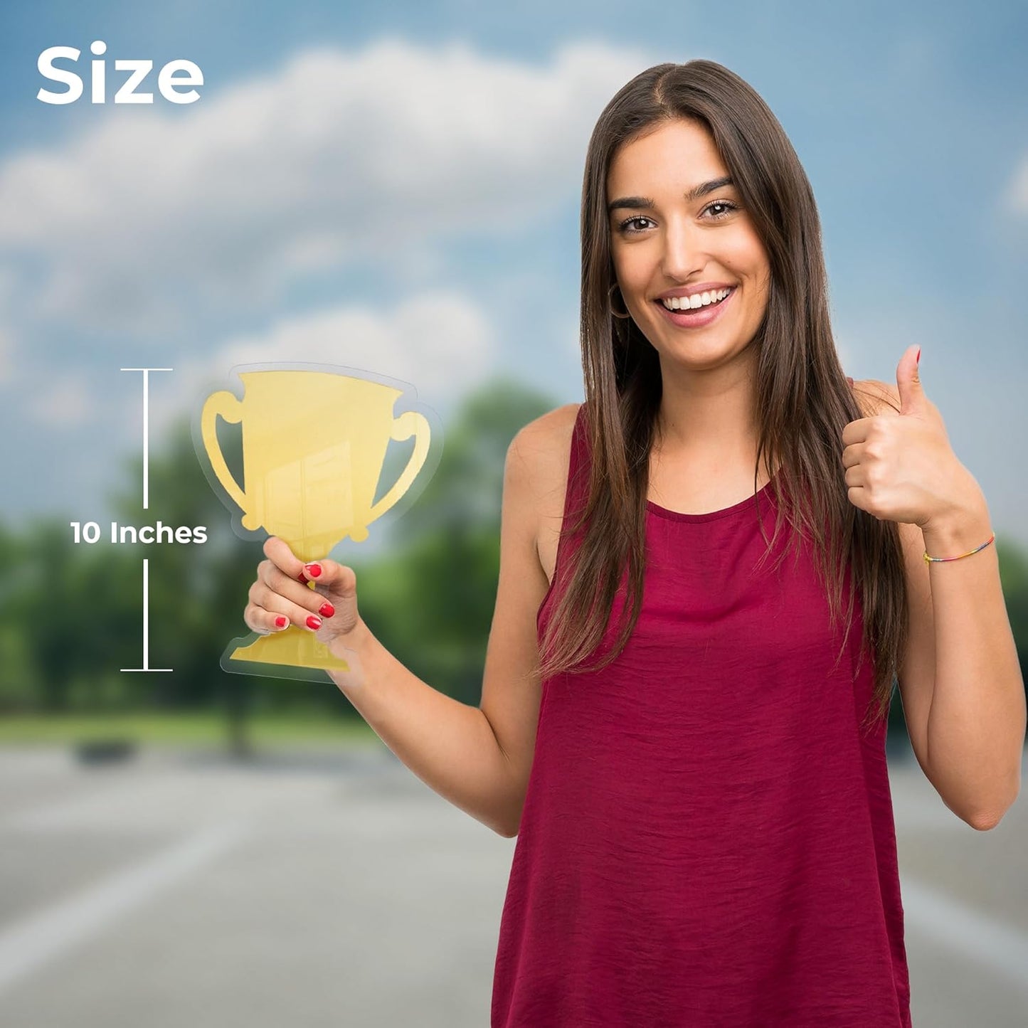 Personalized Acrylic Trophy Award for Activities I Custom Trophy Plaque I Customizable Awards and Trophies I Customize Your Employee Appreciation Gifts (E. Award Trophy Cup)