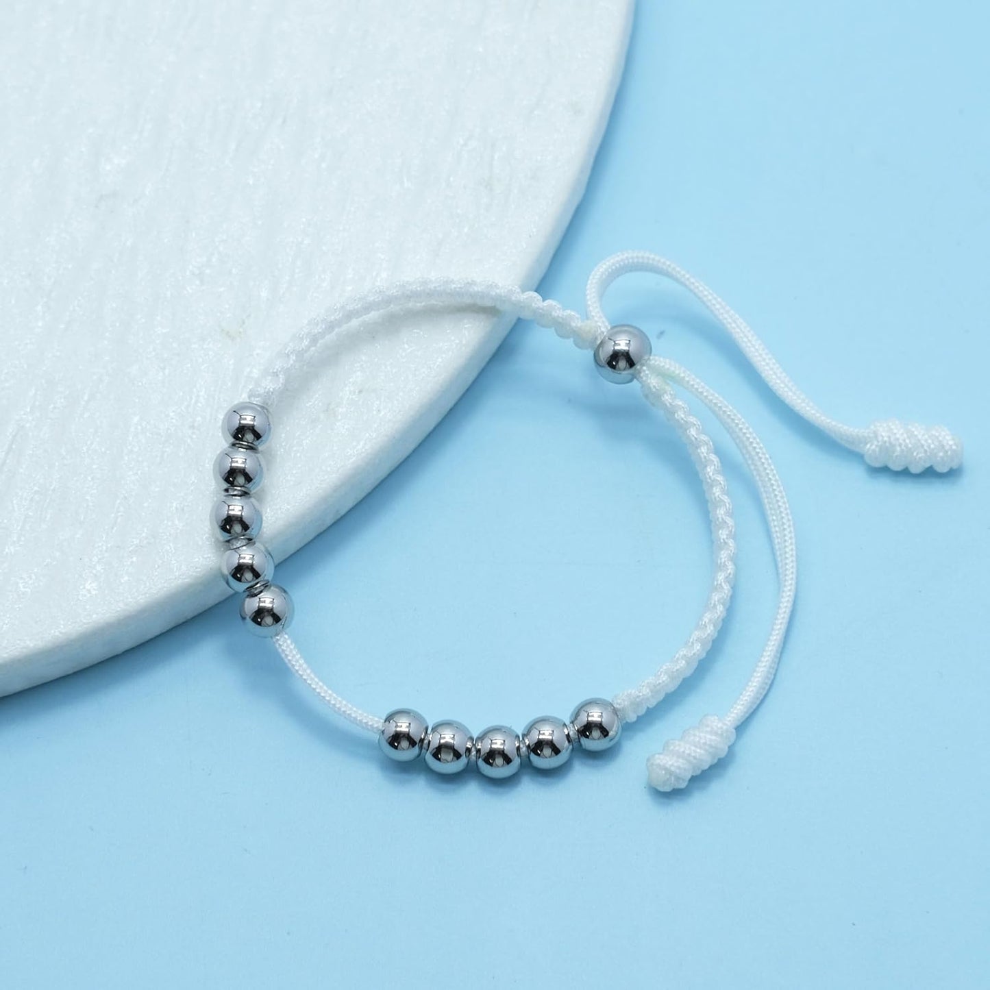 LAMIBEE Golf Stainless Steel 10 Beads Score Counter Bracelet, Golf Stroke Count Bracelet, Resizable and Easy to Adjust Golf Round Scoring Tracker, Durable and Stylish Golf Accessory