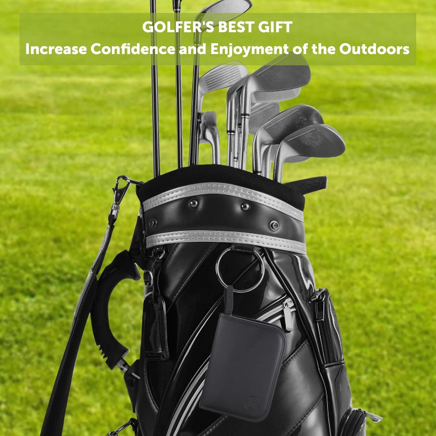 Golf Gifts for Men and Women,Golf Accessories Set with Hi-End Case,Golf Balls,Golf Tees,Golf Multifunctional Divot Tool,Rangefinder Golf Brush,Golf Scorer，Golf Ball Clamp