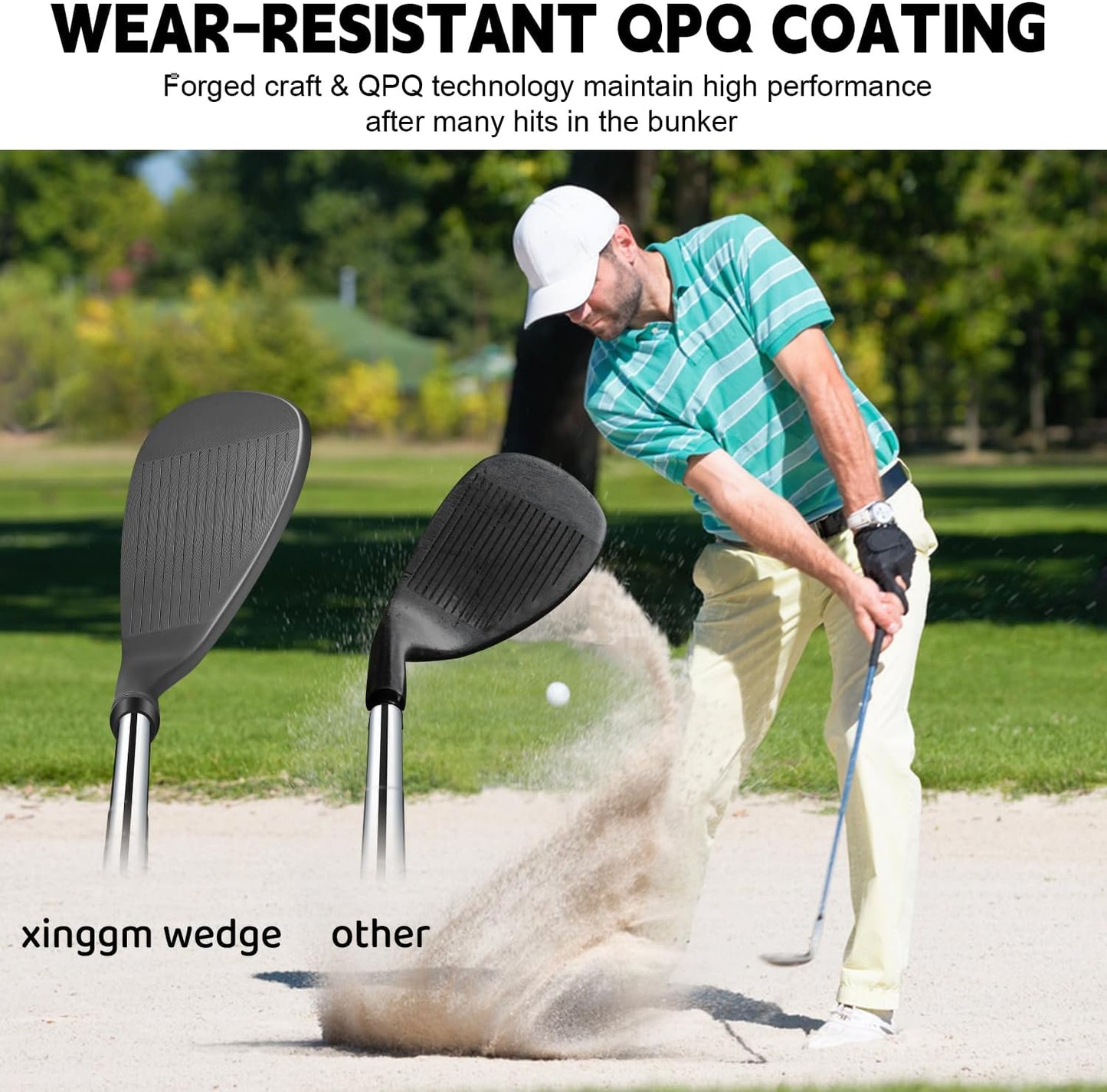 Forged Golf Wedge Set for Men or Individual 48/50/52/54/56/58/60/68/70/72 Degree RH Gap Wedge Sand Wedge Easily Escape from Bunker,Milled Face for More Spin