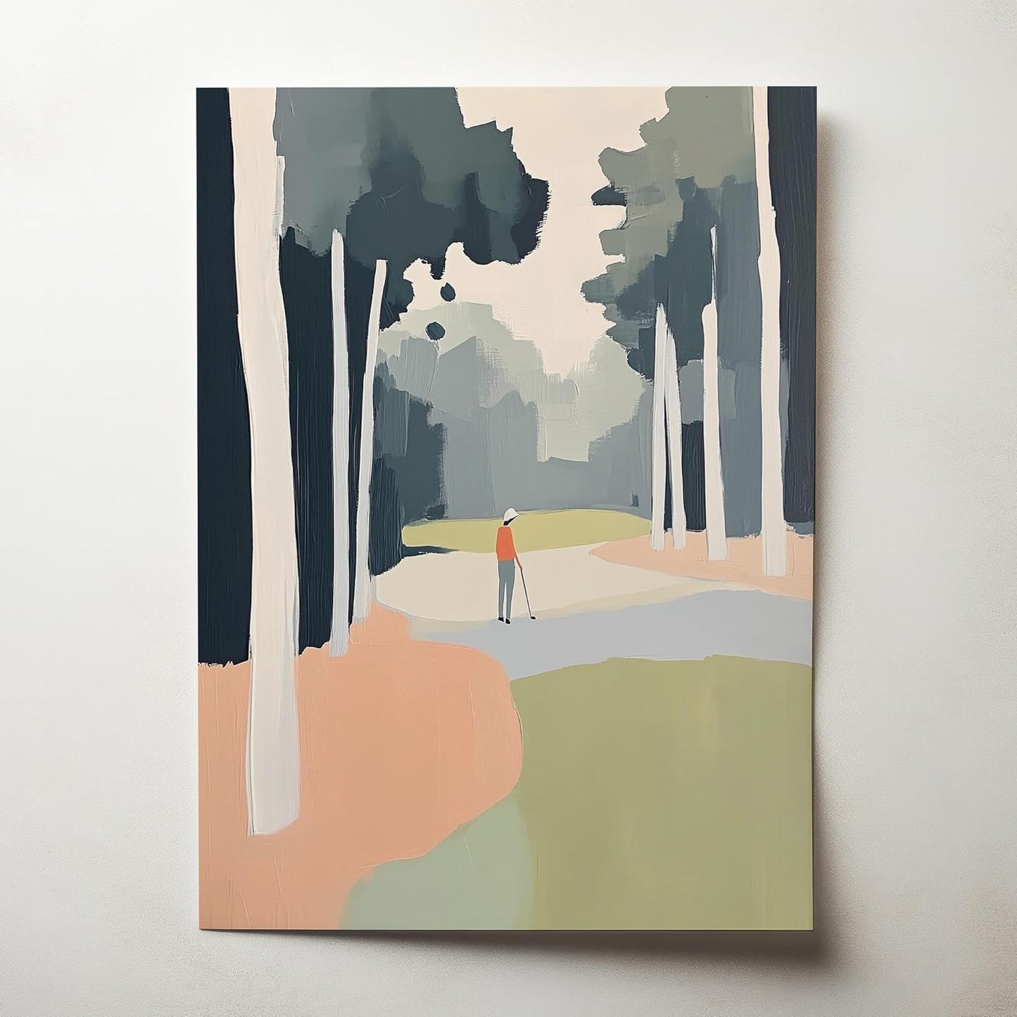 Golf Impressionist Art Print Posters - Premium Giclee Fine Art Prints - Sporty and Sophisticated Home Decor Posters, Golfer Art Prints for Home and Office Decor - Vintage Aesthetic, Ready to Frame