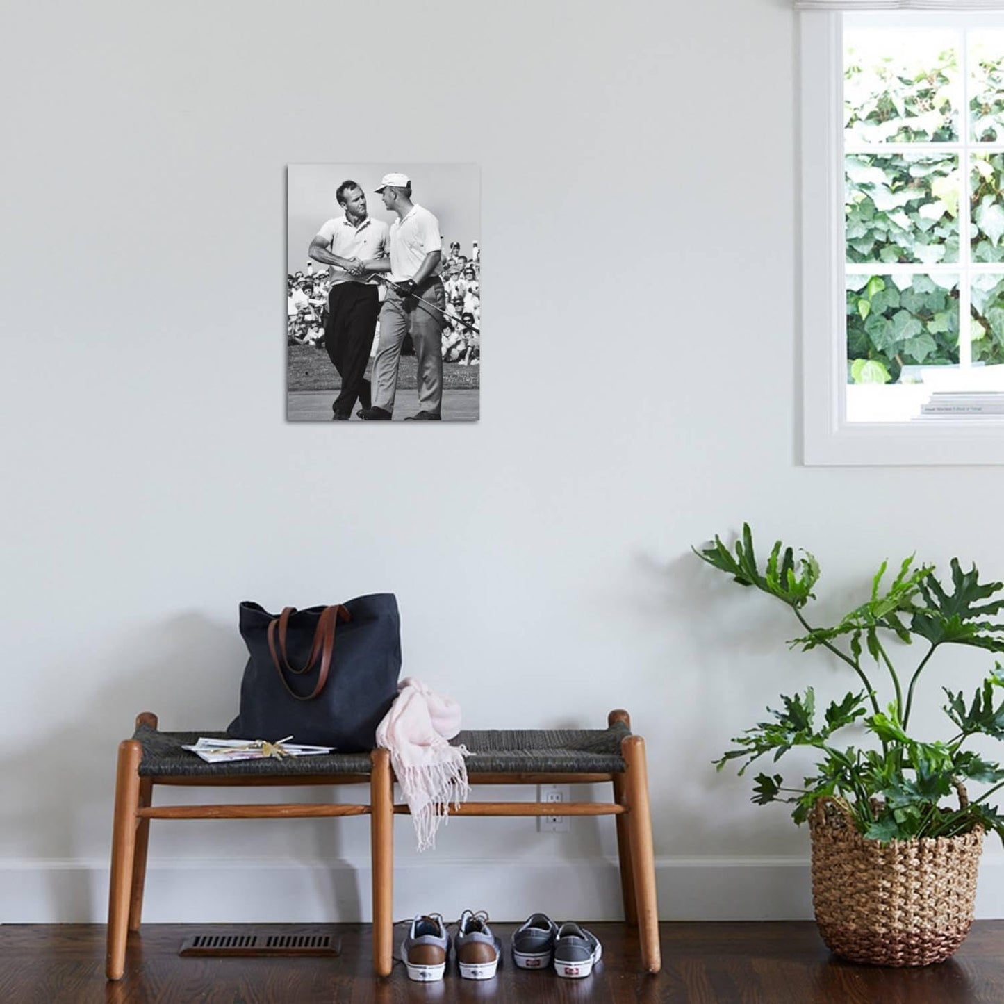 ART.COM Wall Premium Photographic Print Golfer Jack Nicklaus and Arnold Palmer During National Open Tournament by John Dominis, 18" x 24"