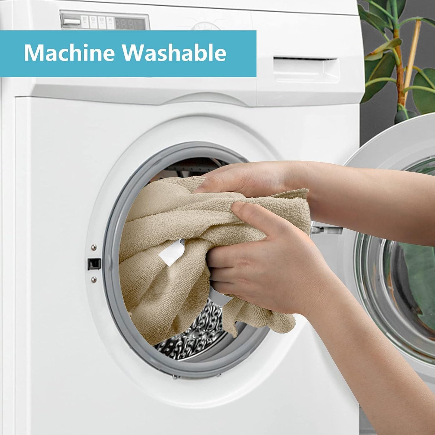 HOMEXCEL Brown Microfiber Cleaning Cloth, 8 Pack Cleaning Towels for Kitchen, Lint Free, Scratch-Free, Highly Absorbent, and Reusable Cleaning Rags for House, Window and Glass, Cars, 11.5 X11.5 inch