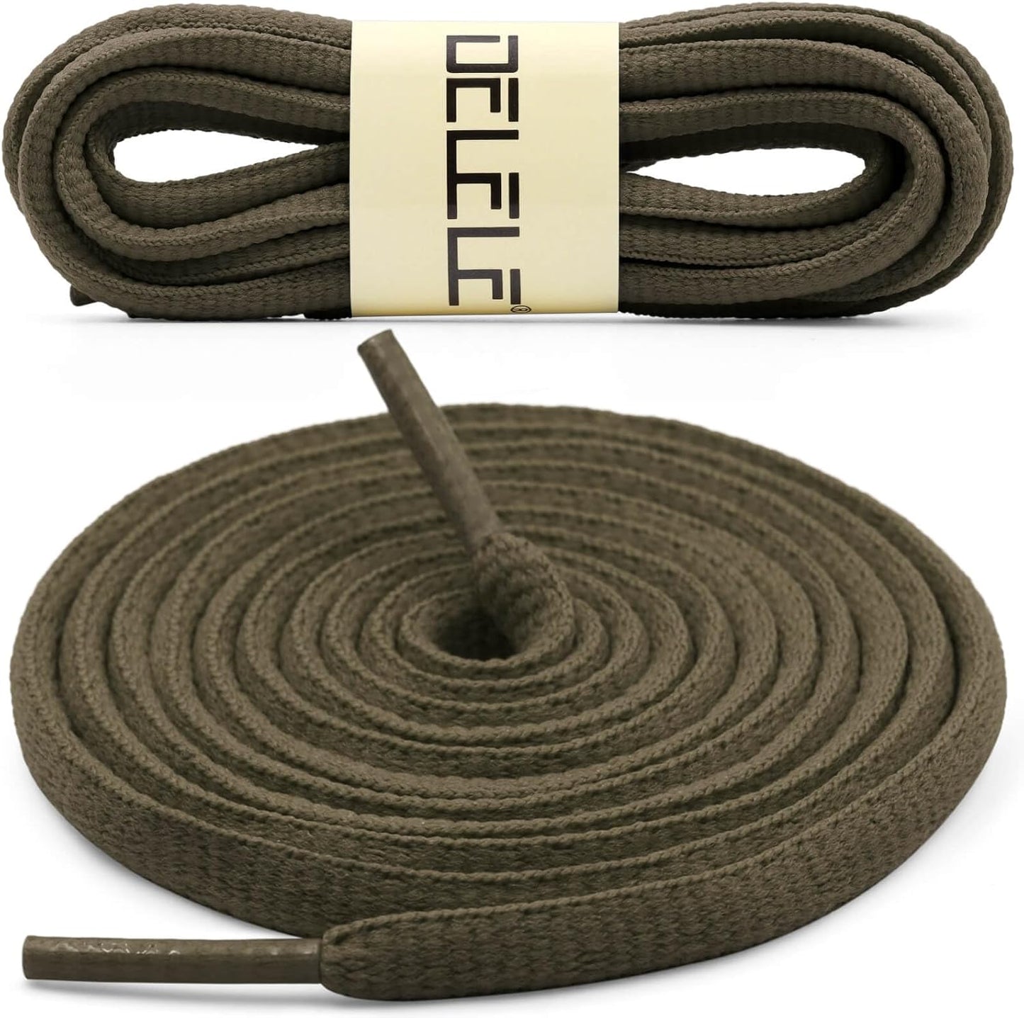 DELELE 2Pair Oval Shoes laces 42 Colors Half Round 1/4" Athletic ShoeLaces for Sport/Running Shoes Shoe Strings