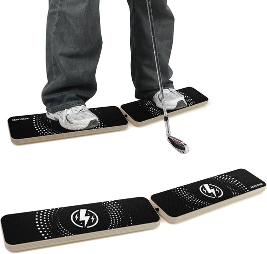 Golf Pressure Plate, Gravity Transfer Board Training Aid to Weight Shift Golf Training Aid for Indoor Practice, Golf Swing Speed Trainer for Beginners Correct Swing Sequence Tempo