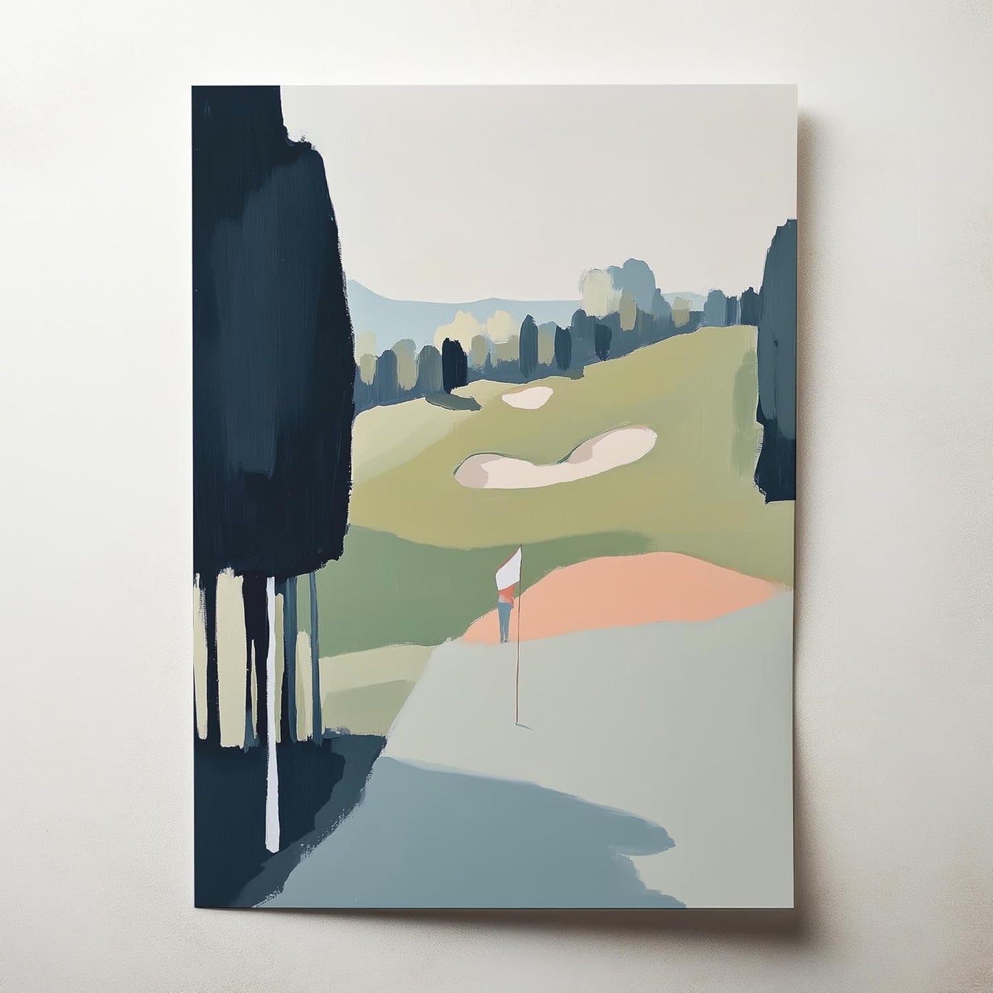 Golf Impressionist Art Print Posters - Premium Giclee Fine Art Prints - Sporty and Sophisticated Home Decor Posters, Golfer Art Prints for Home and Office Decor - Vintage Aesthetic, Ready to Frame