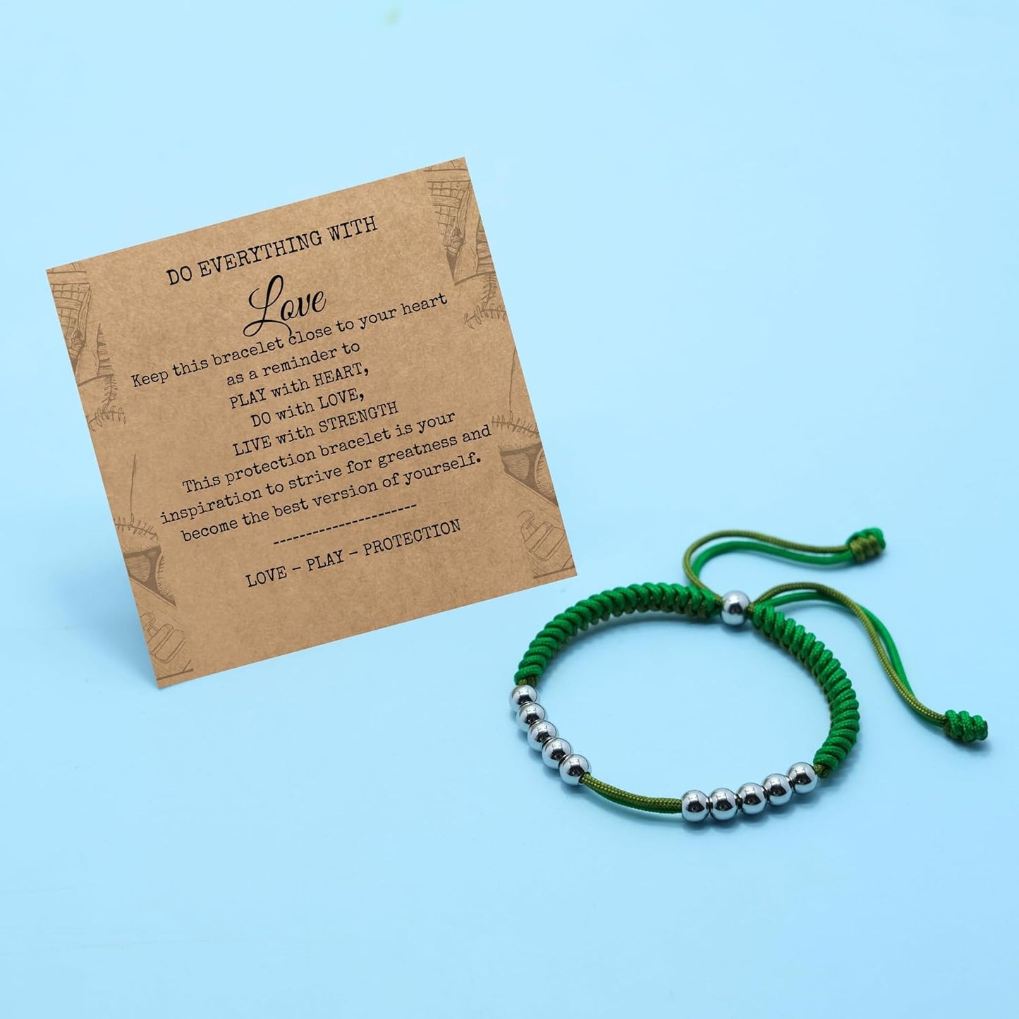 LAMIBEE Golf Stainless Steel 10 Bead Score Counter Bracelet, Golf Stroke Count Bracelet, Resizable Easy to Adjust Golf Round Scoring Tracker, Durable Stylish Golf Accessory