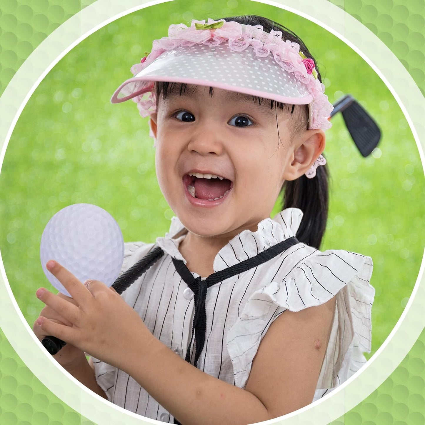 Chuangdi 48 Pcs Golf Sticky Notes Personalize Golf Ball Sticky Note Pad Ball Decoration Favors Themed Gifts for School Office Coworkers Students Stationery Party Supply