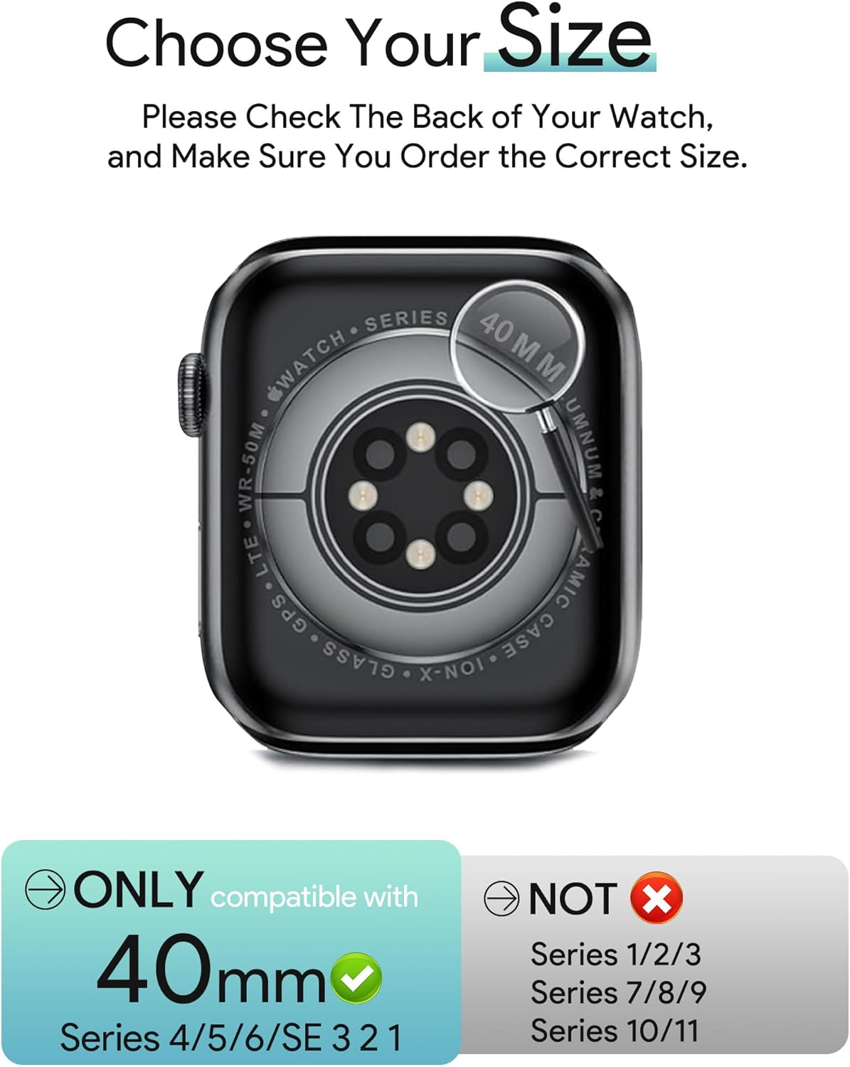 JR.DM 40mm 2 Pack Hard PC Case with HD Tempered Glass Screen Protector for Apple Watch Series 6/5/4/SE/SE2/SE3, Guard Bumper Full Coverage Protective Anti-Scratch Face Cover for iWatch, Clear+Clear