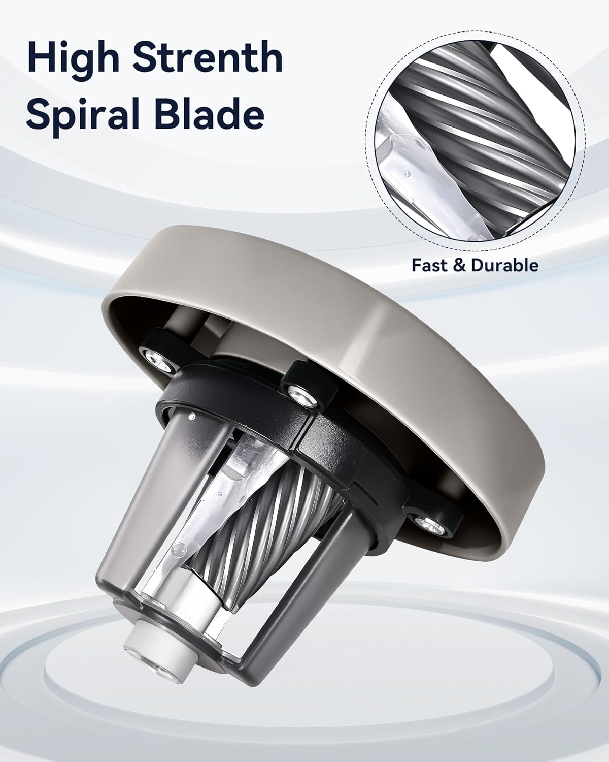 Electric Pencil Sharpener, Helical Blade Automatic Pencil Sharpener, Battery/USB Cord Operated Adjustable Sharpness for 6-8 mm Pencil, Classroom, School, Office, Home, Gray