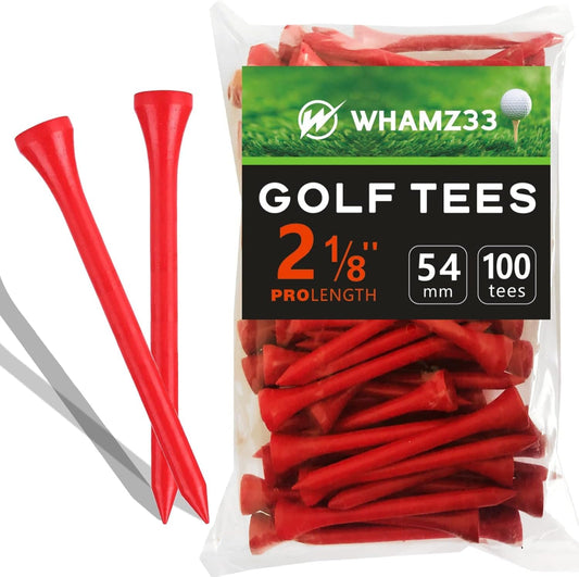 Professional Wooden Golf Tees 2 3/4 inch Tee Pack of 100 Golf Tee