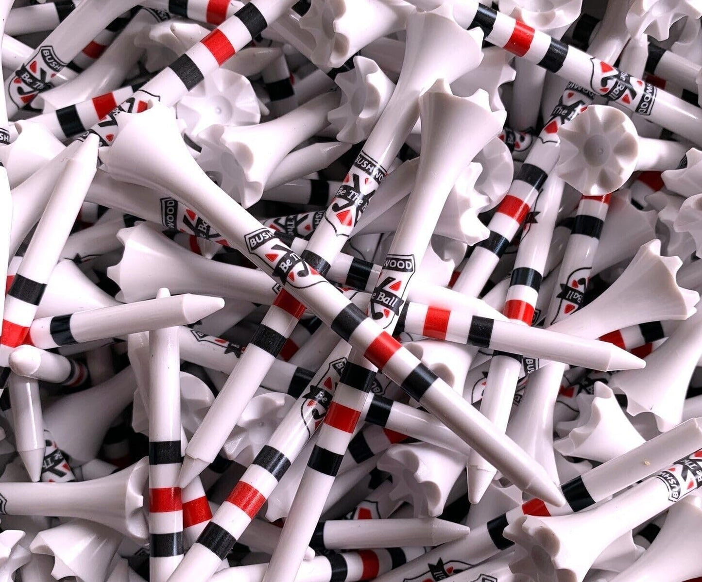 TRUESTRIKE Premium USA Golf Tees – 3¼" or 2¾" Durable Plastic Performance Tees (100 Pack) – Made in USA – Bulk Value Pack