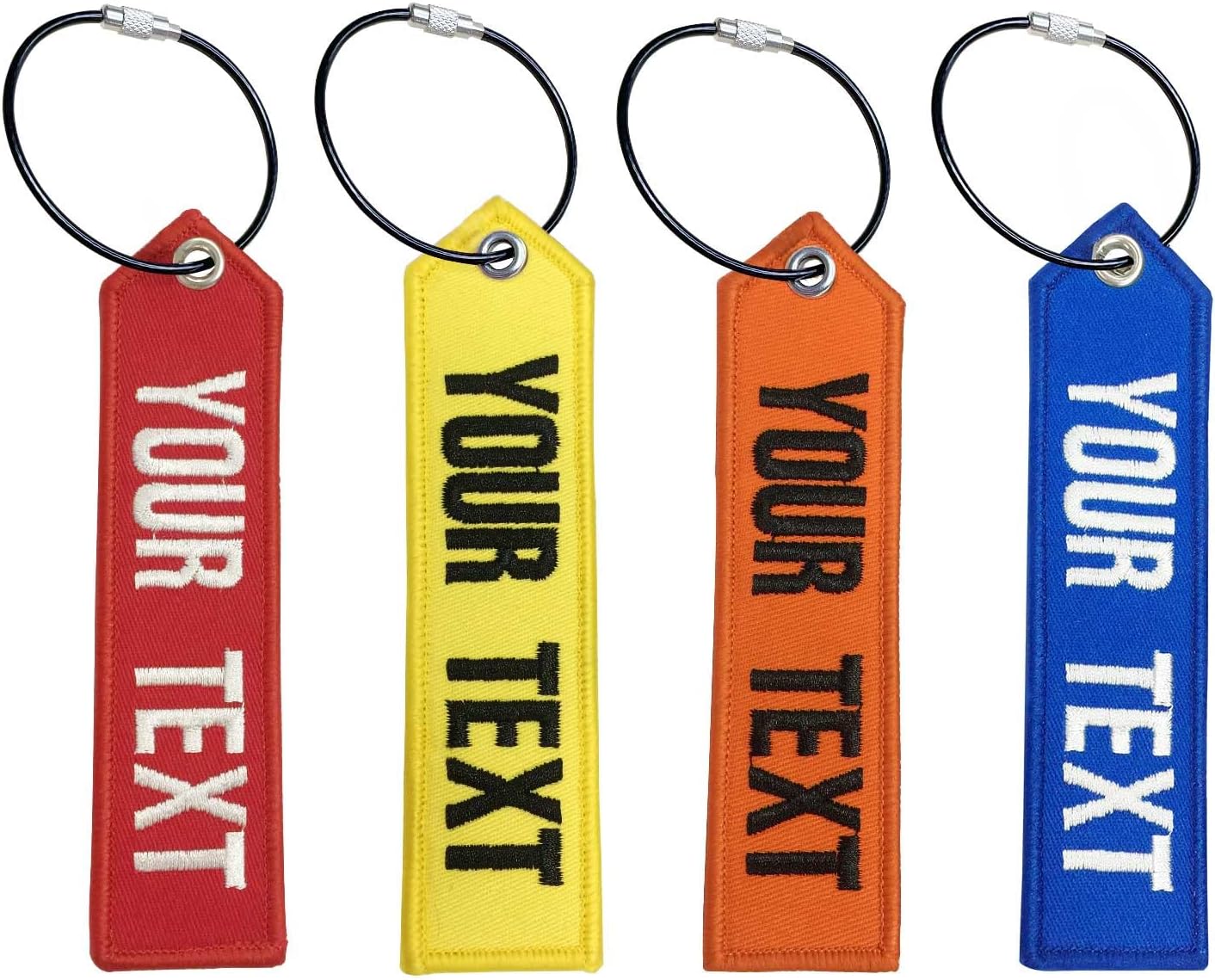 1PCS Personalized Luggage Tag, Customized Travel Suitcases Labels Tags with Stainless Steel Loop for Luggage (Type 2)