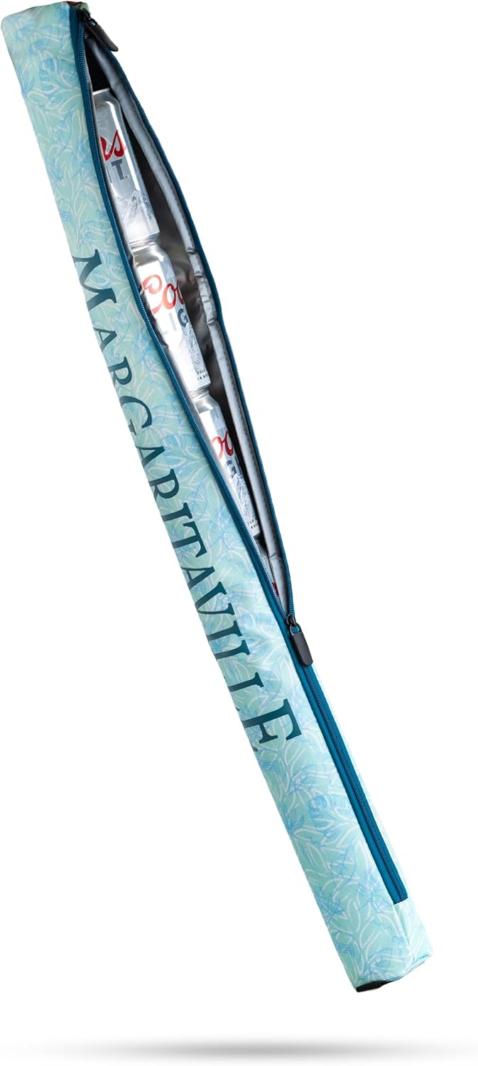 Pins & Aces Beer Sleeve 7-Can Insulated Cooler Sleeve - Stores Up to 7 Cans Discreetly in Your Golf Bag - Keeps Canned Beverages Cold On The Golf Course - Fits Most Golf Bags Styles & Types