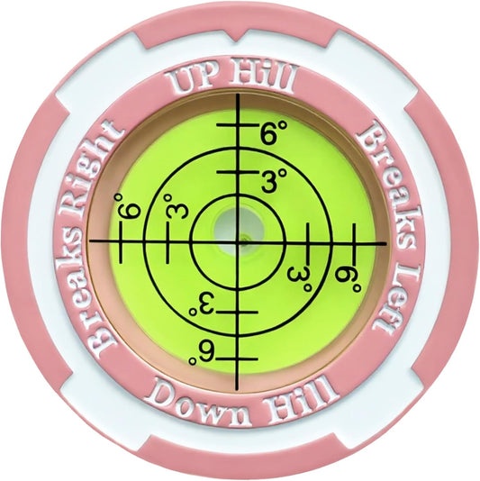 GreenNav Pro-High Precision Golf Green Reader & Golf Ball Marker with Horizontal Bubble Level, Essential Slope & Putt Line Reading Aid, Golf Accessories for Men Women