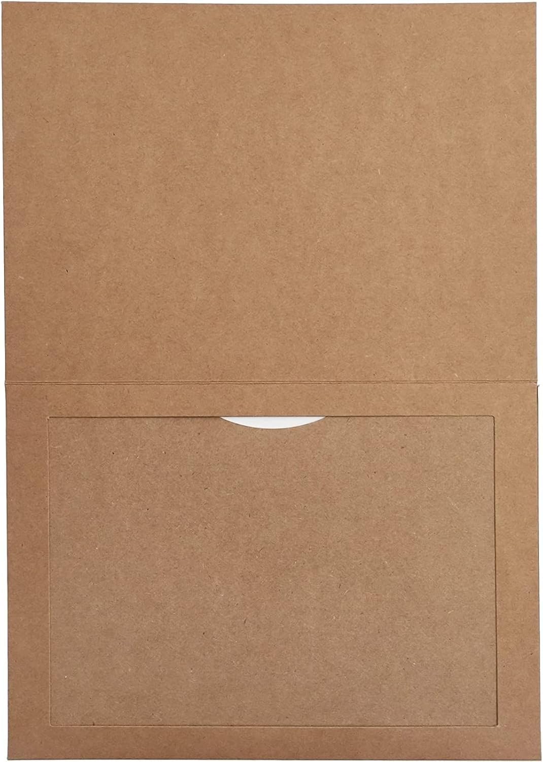 BEST PAPER GREETINGS Kraft Photo Frame Cards - Blank Photo Insert Cards with Envelopes - Durable Kraft Paper Frames - Versatile Greeting Inserts - Pack of 36, Brown, 5.5 x 7.75 In