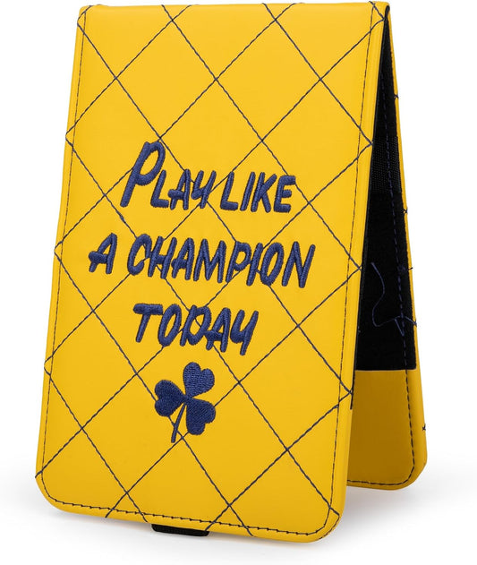 Golf Scorecard & Yardage Book Holder Cover Quality Leather Golf Scorecard Holder 4.5 × 7 inches Golf Accessories