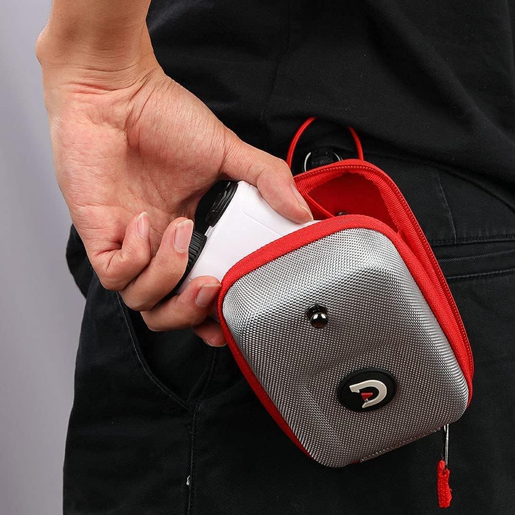ACHIX Golf Rangefinder Hard Shell Case Compatible with Bushnell/Callaway, Universal Range Finder Carry Bag with Carabiner Belt Clip