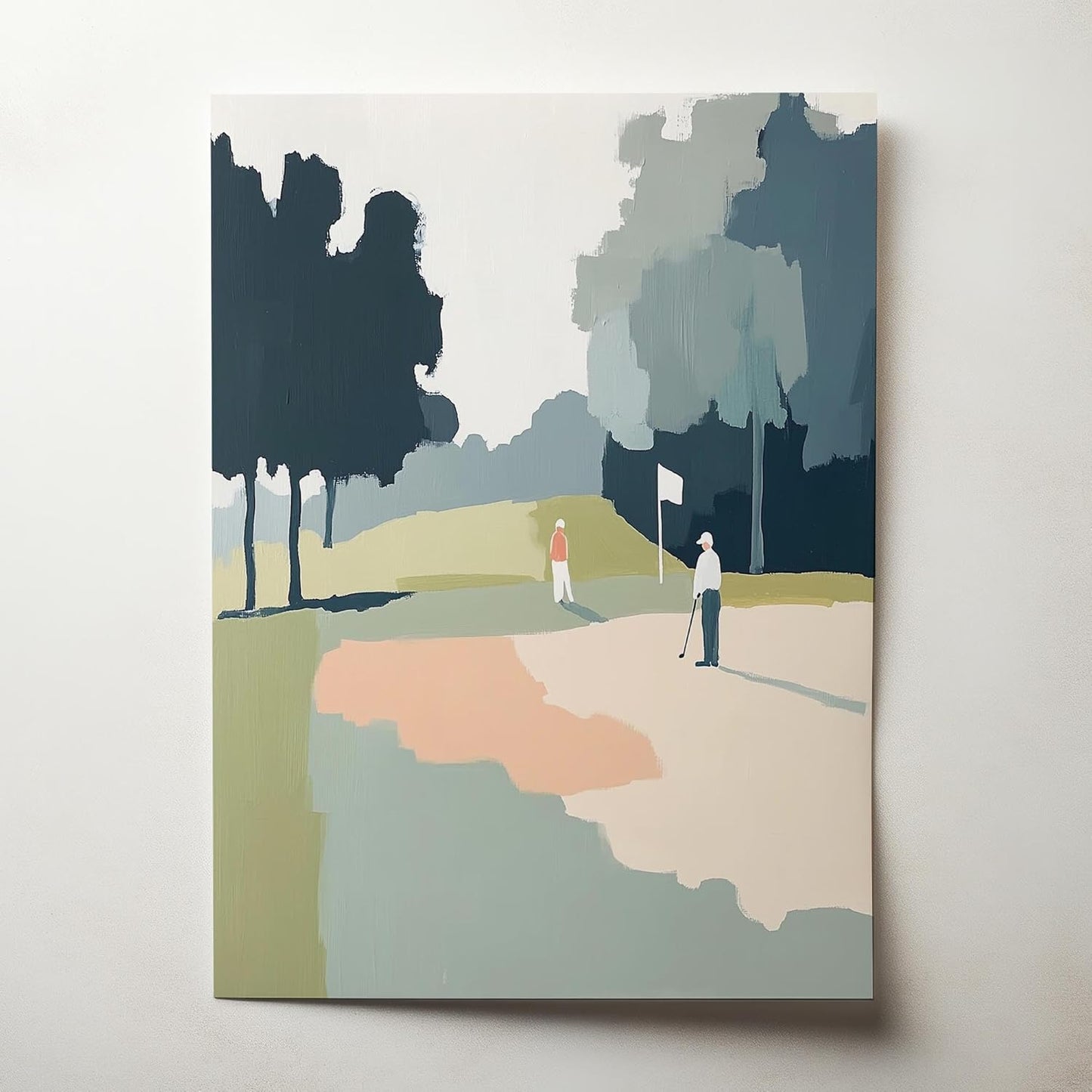 Golf Impressionist Art Print Posters - Premium Giclee Fine Art Prints - Sporty and Sophisticated Home Decor Posters, Golfer Art Prints for Home and Office Decor - Vintage Aesthetic, Ready to Frame