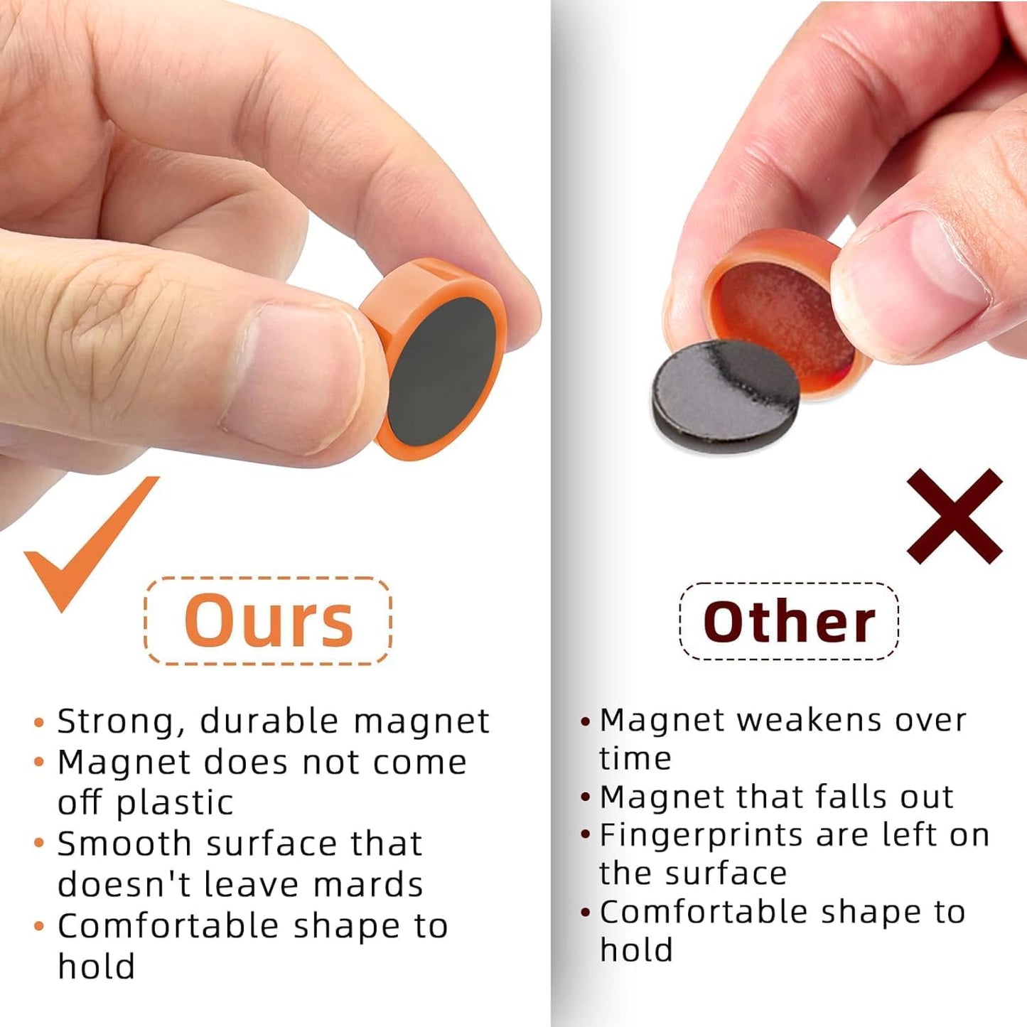 Qualsen Fridge Magnets, 20pcs Small Refrigerator Magnets for Whiteboard, Kids, Mini Cute Magnets for Locker, White Board, Kitchen, Office, Classroom (Green Tones)