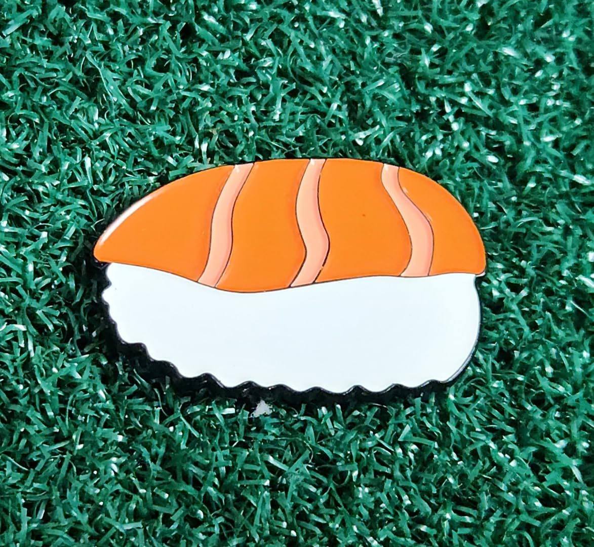 Funny & Unique Golf Ball Markers with Hat Clip – Food & Fun Icons – Perfect Golf Accessories & Gifts
