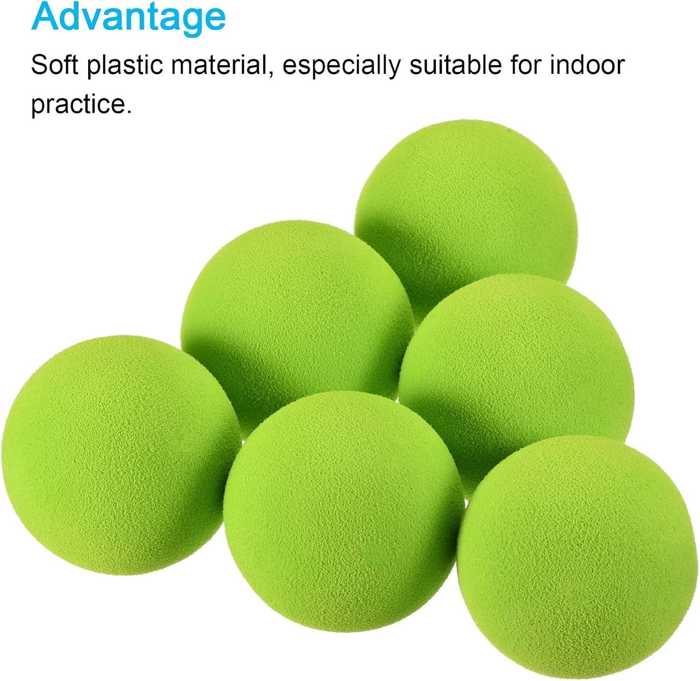 PATIKIL Golf Foam Balls, Pack Sponge Exercise Flight Swing Practice for Indoor Training