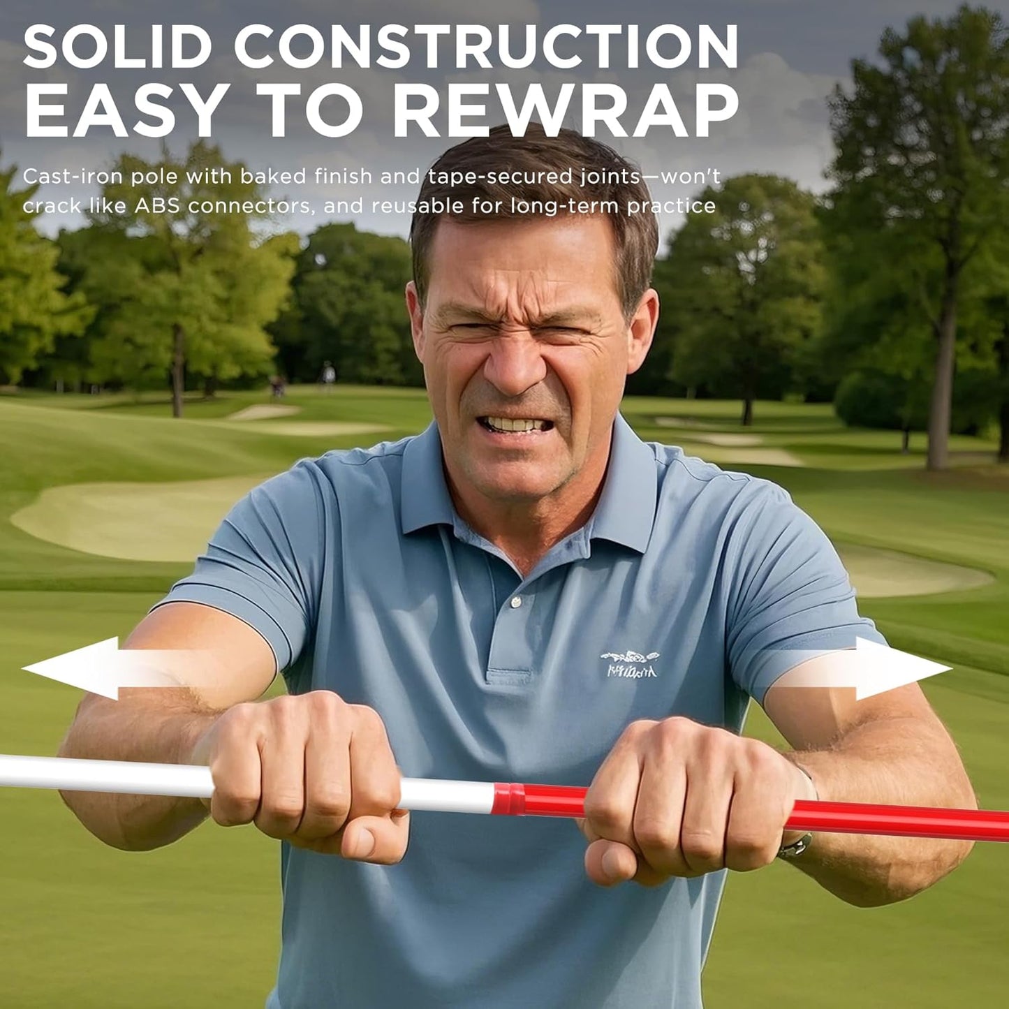 KINGTOP Golf Flagstick 6ft, Portable Five-Section Design for Backyard Practice Putting Green, Driving Range Golf Pin Flag Hole Cup Set, Gift Idea