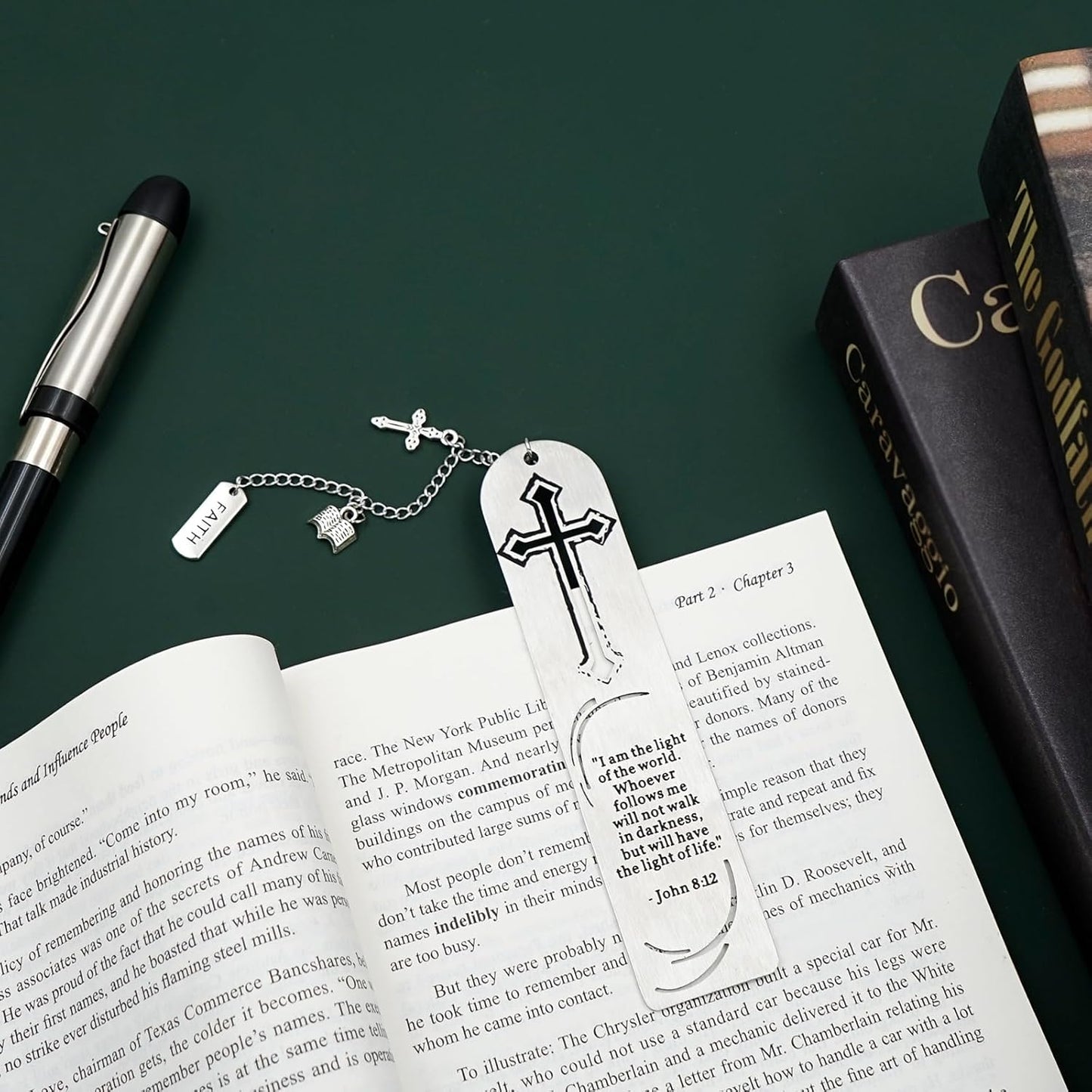Metal Bookmark Gifts for Women Men,Book Marks for Reading,Bible Bookmarks,Friends Teacher Birthday Valentines Mothers Fathers Day Christmas Book Lovers Gift (01-Light of The World)