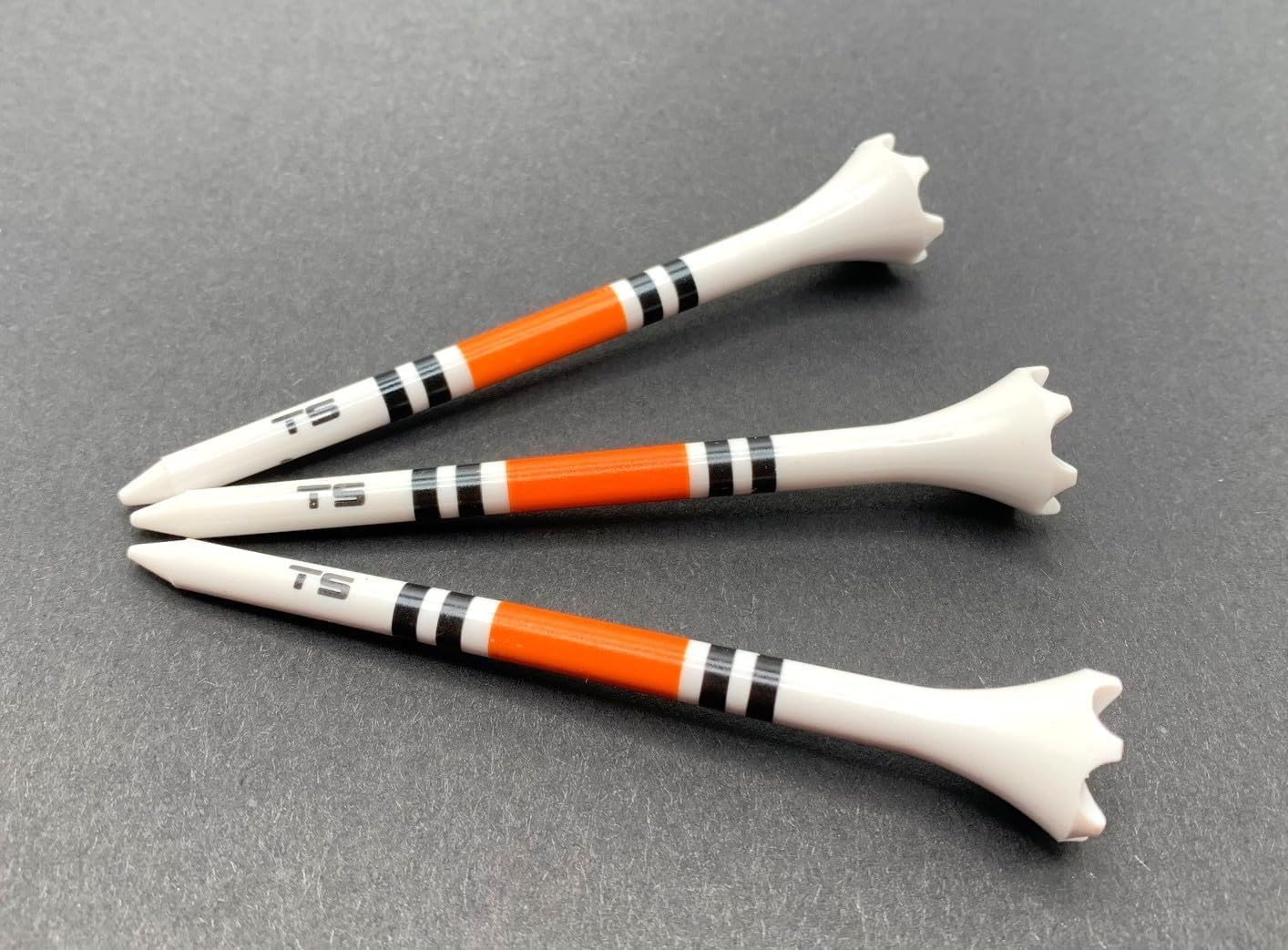 TRUESTRIKE Premium USA Golf Tees – 3¼" or 2¾" Durable Plastic Performance Tees (100 Pack) – Made in USA – Bulk Value Pack