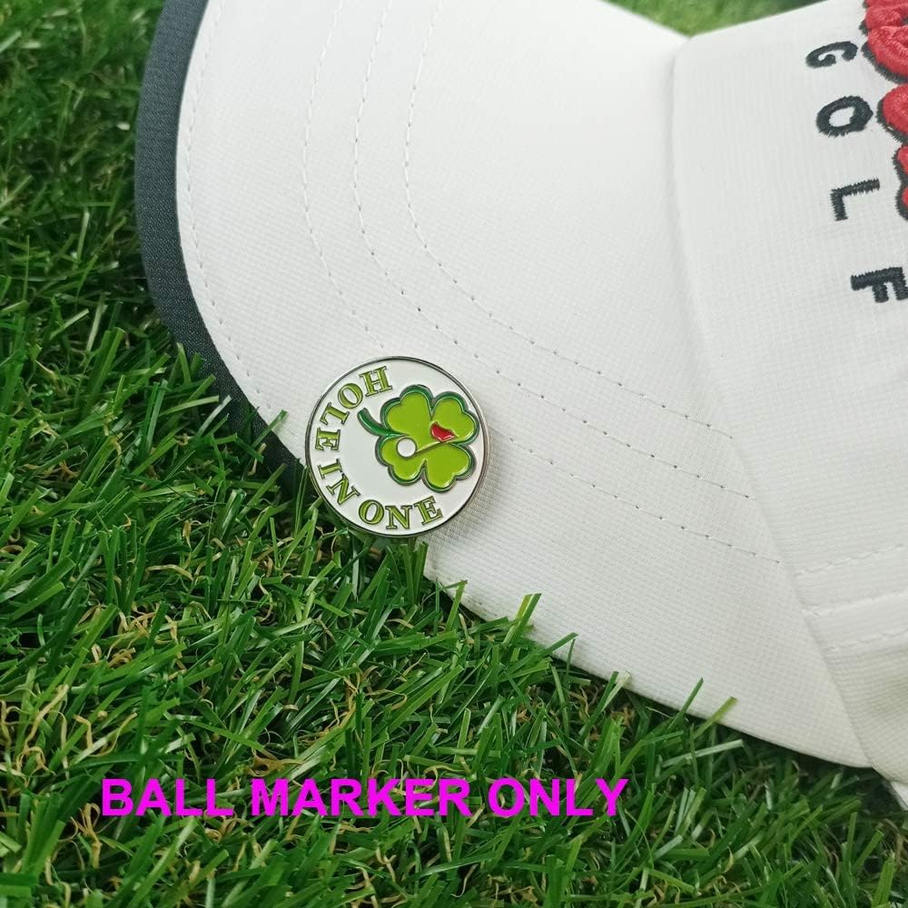 Golf Ball Markers Assorted Patterns Value Pack of 12 Golf Gifts, Golf Cap Clips and Divot Repair Tools Partner Accessories Sets for Men Women Golfer
