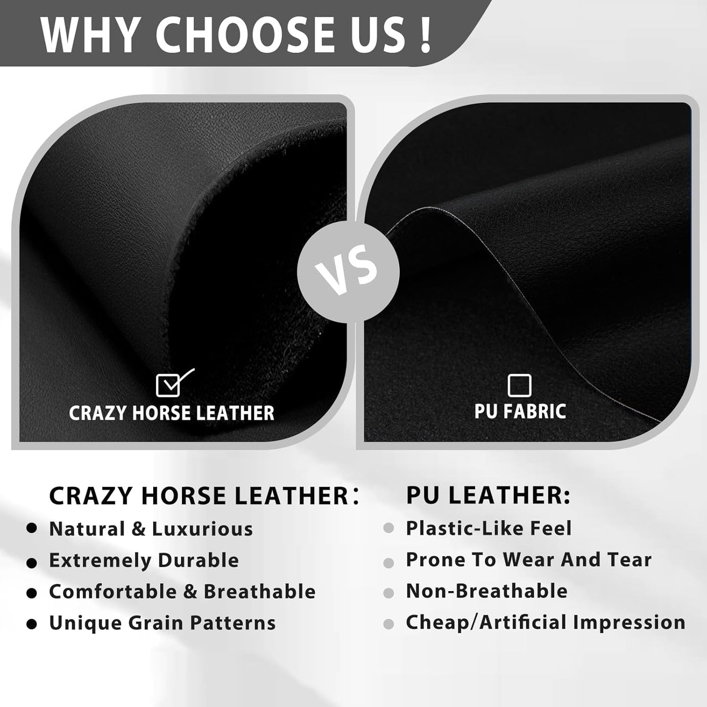 Leather Golf Scorecard Holder: USA Genuine Crazy Horse Leather Golf Yardage Book Cover with 1 Scorecard 1 Pencil Golf Notebook Back Pocket Cool Golf Gifts for Him Golfers Men