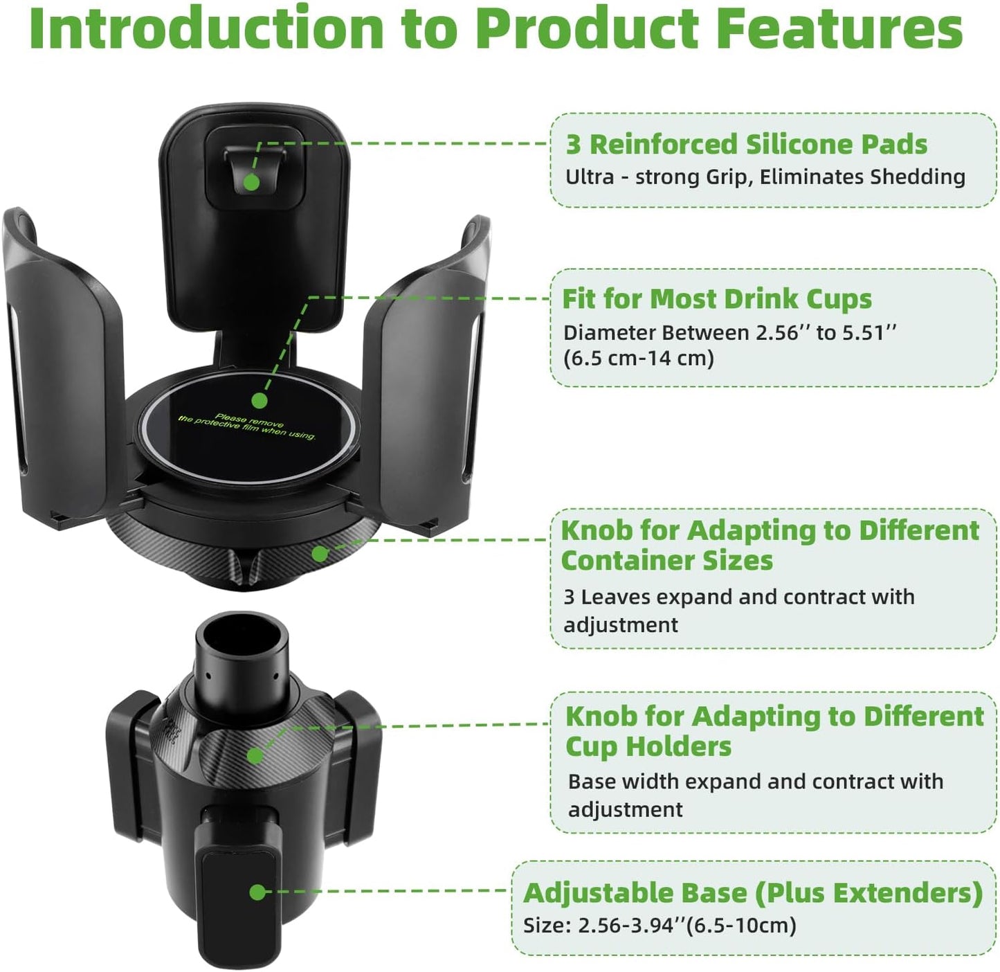 Roykaw Golf Cart Heater Holder Universal Propane Cup Holder, Fit 1lb Tank & Water Bottle, Adjustable Expandable Golf Cart Cup Holder Compatible with EZGO Club Car Yamaha, No Wobble