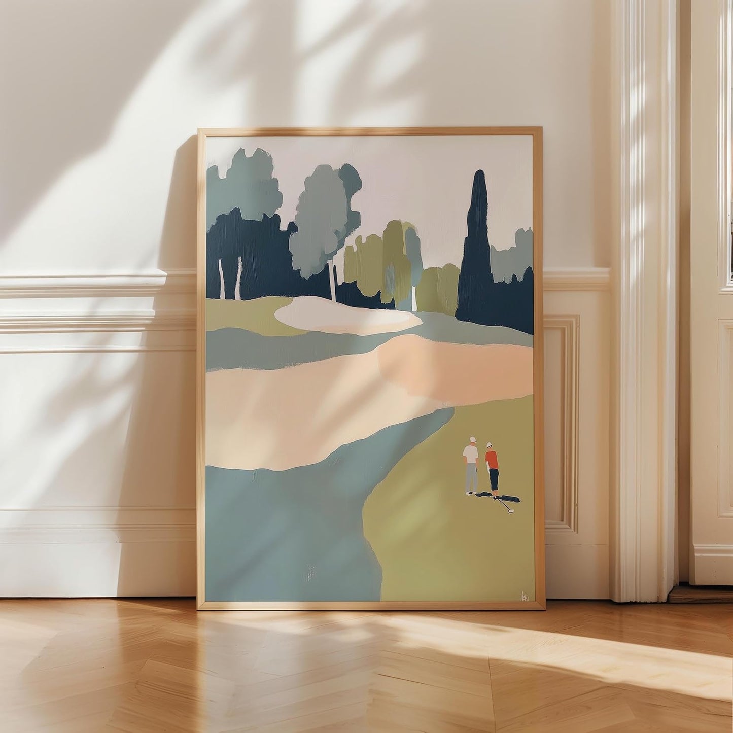 Golf Impressionist Art Print Posters - Premium Giclee Fine Art Prints - Sporty and Sophisticated Home Decor Posters, Golfer Art Prints for Home and Office Decor - Vintage Aesthetic, Ready to Frame